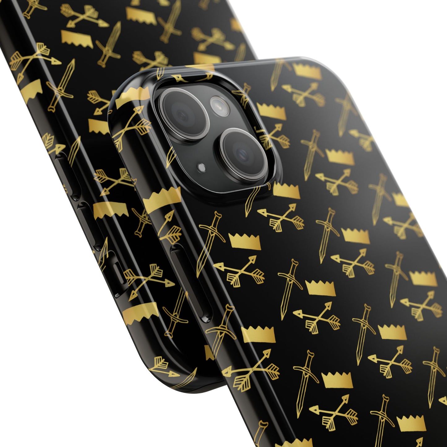 Gold and Bold Warrior (pattern) - Tough Phone Cases