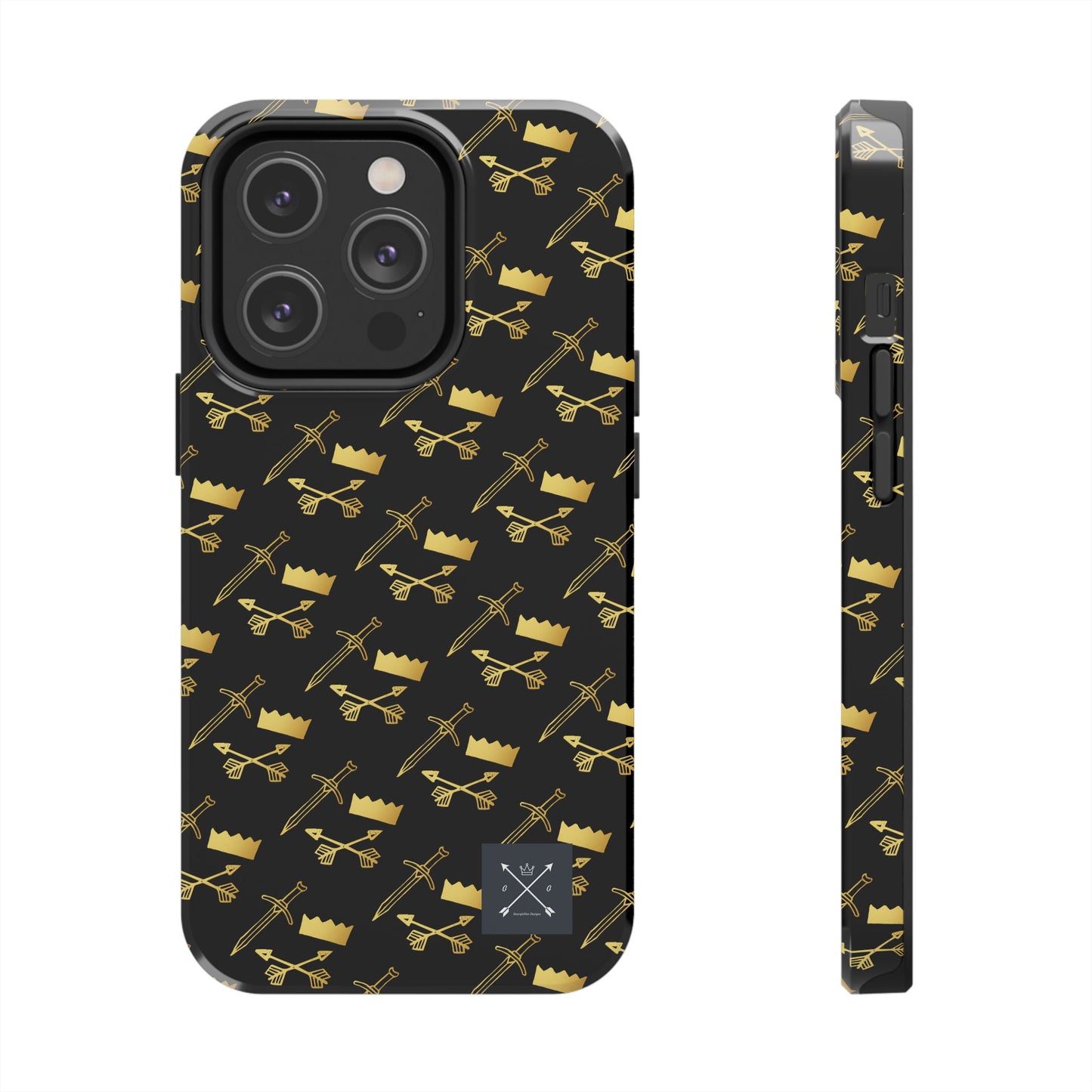 Gold and Bold Warrior (pattern) - Tough Phone Cases