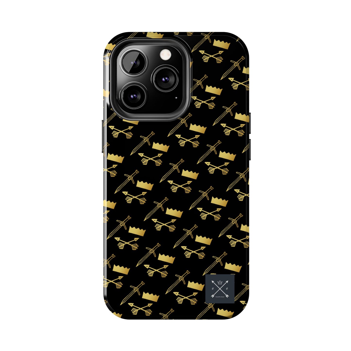 Gold and Bold Warrior (pattern) - Tough Phone Cases