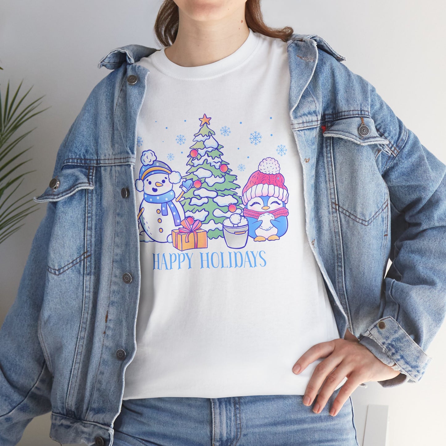 Christmas Holiday Unisex Tee - Happy Holidays