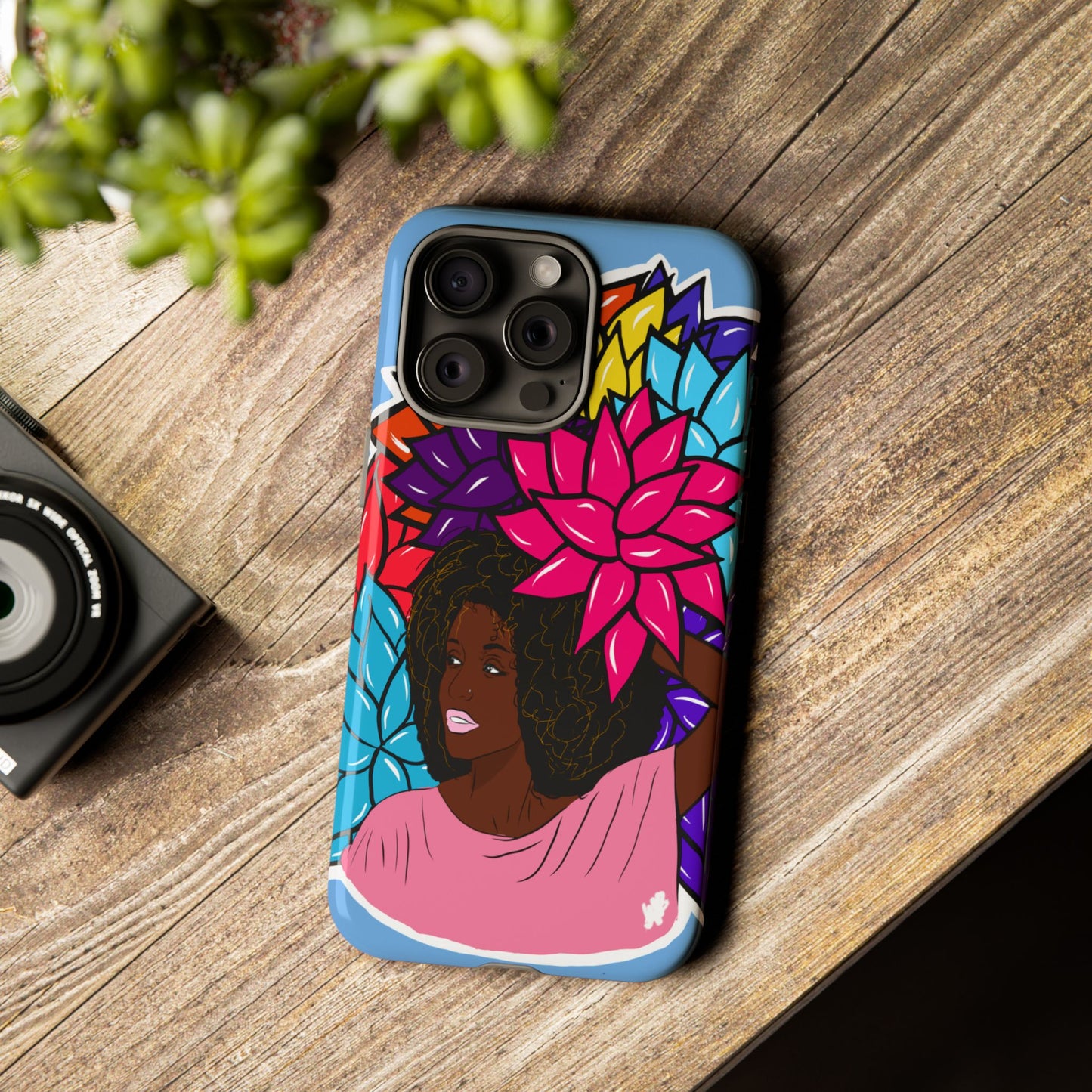 Beauty with Flowers - Tough Phone Cases