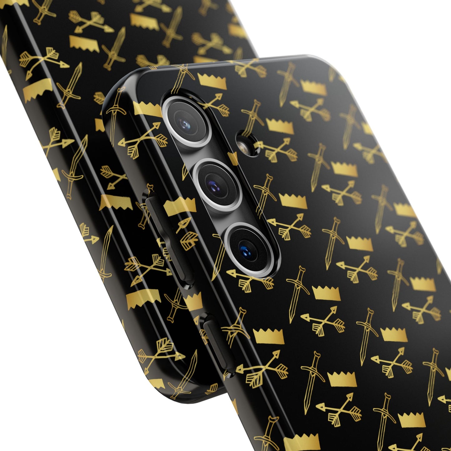 Gold and Bold Warrior (pattern) - Tough Phone Cases