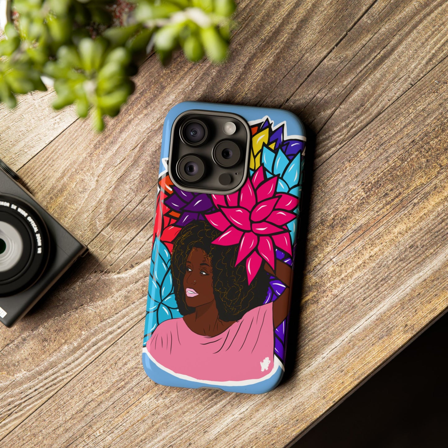 Beauty with Flowers - Tough Phone Cases