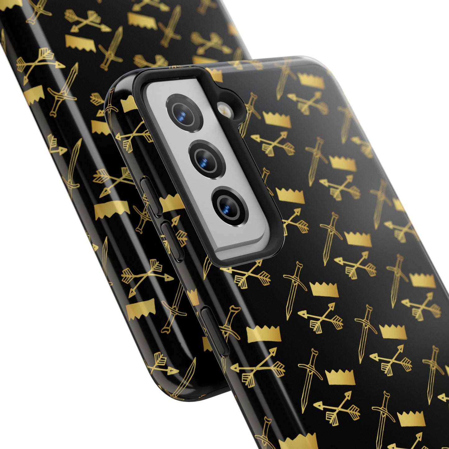 Gold and Bold Warrior (pattern) - Tough Phone Cases