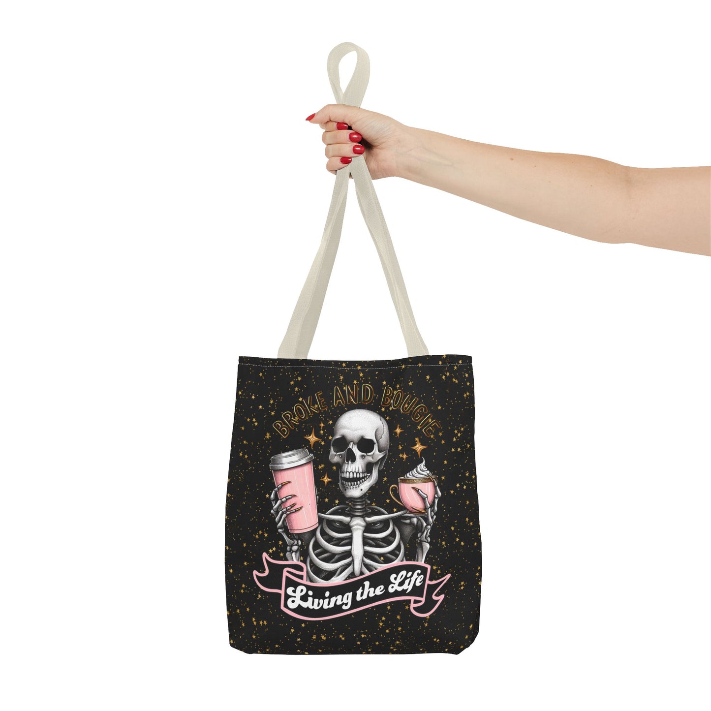 Broke and Bougie - Tote Bag (AOP)