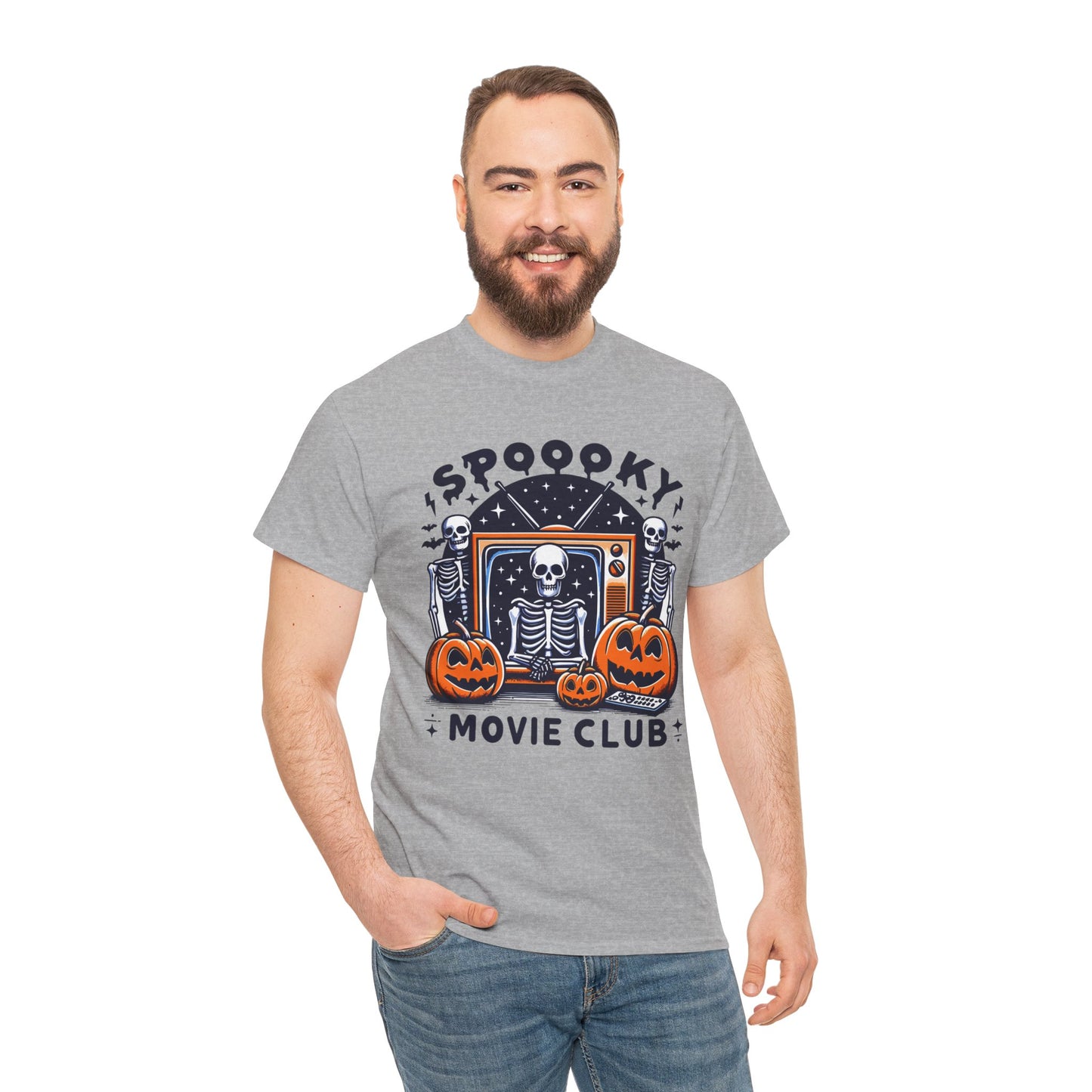 Spooky Movie Club Theme -  Unisex Cotton Tee