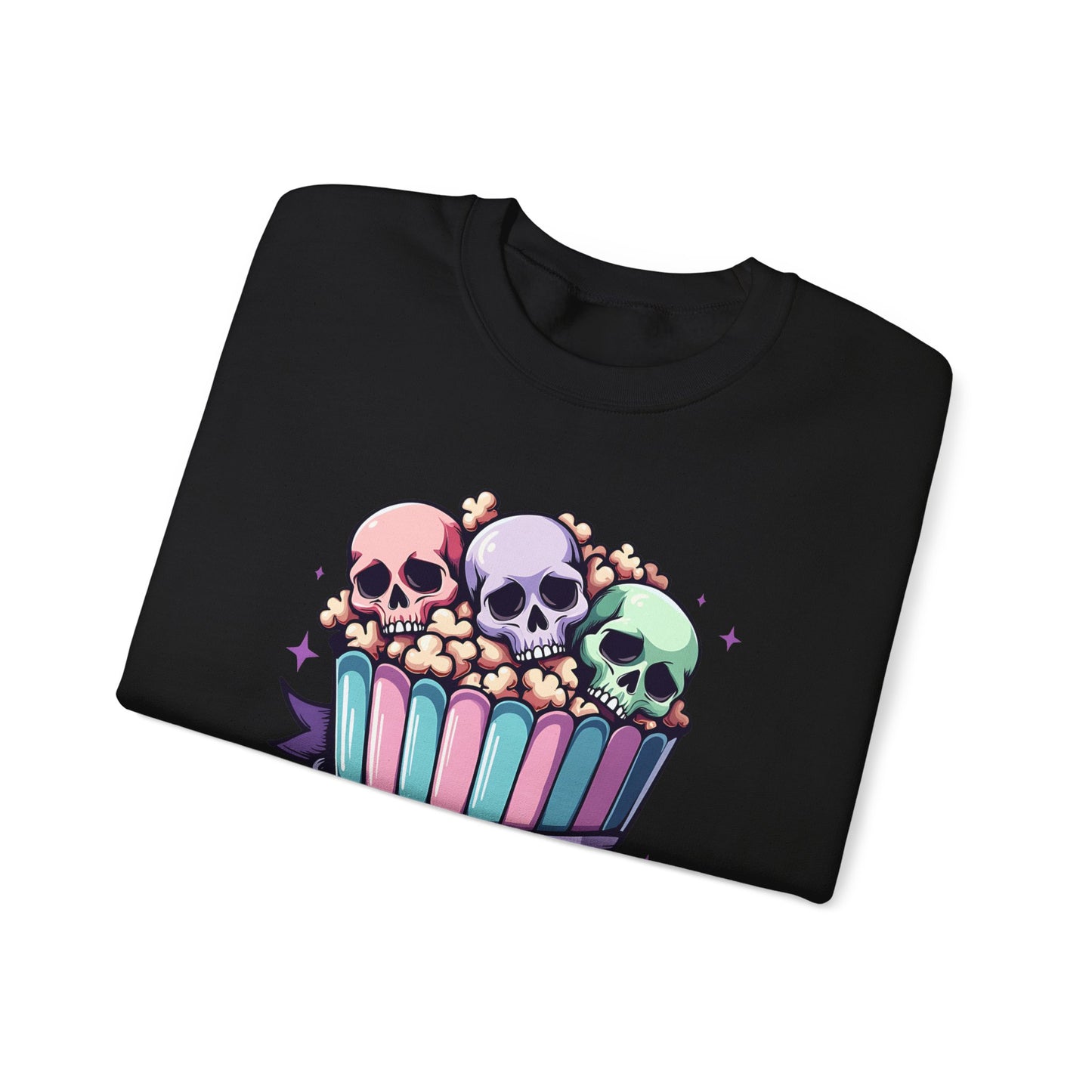 Horror Movies Popcorn Bucket Skulls - Sweatshirt