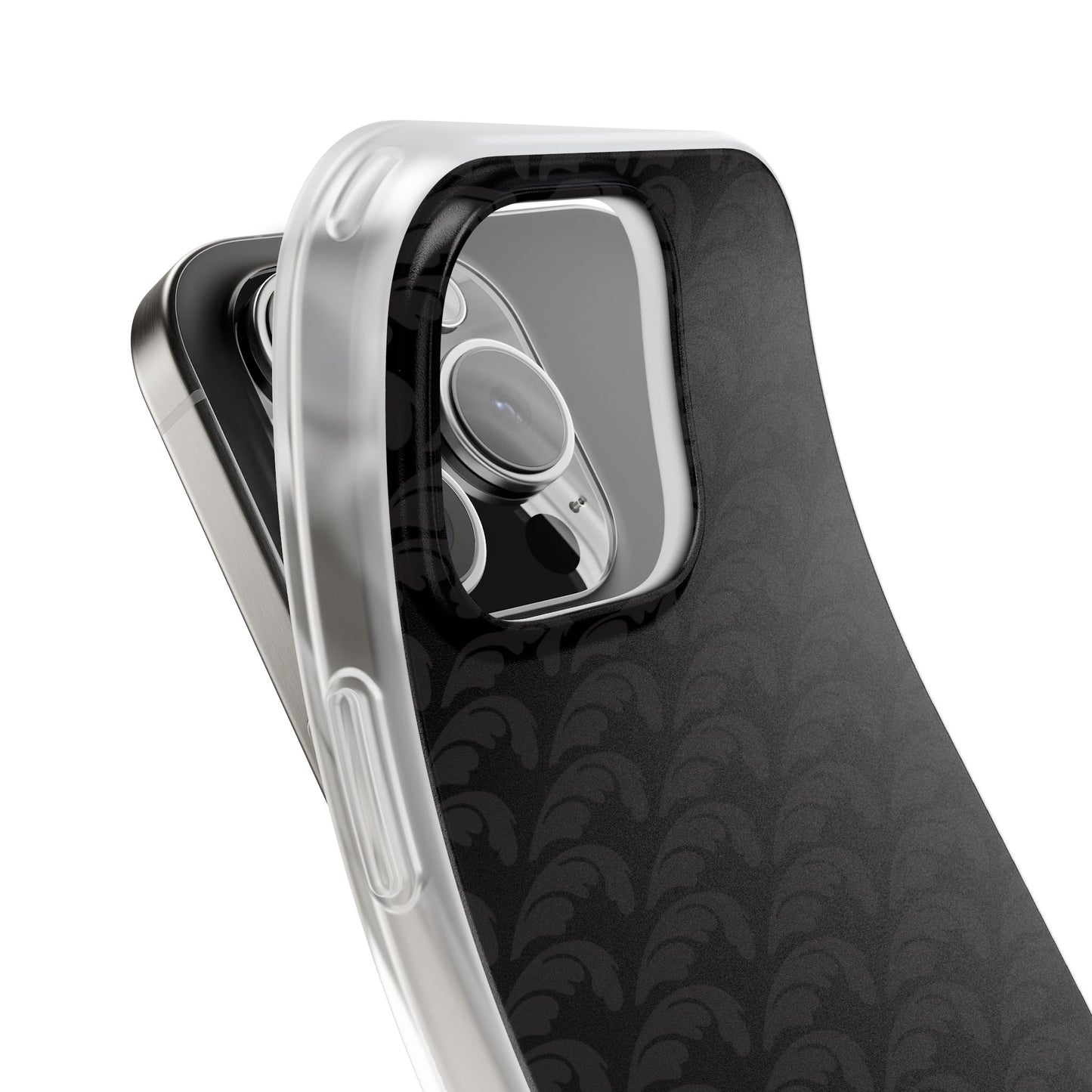 Beautiful Beloved Flourish (black/black) - Flexi Phone Cases