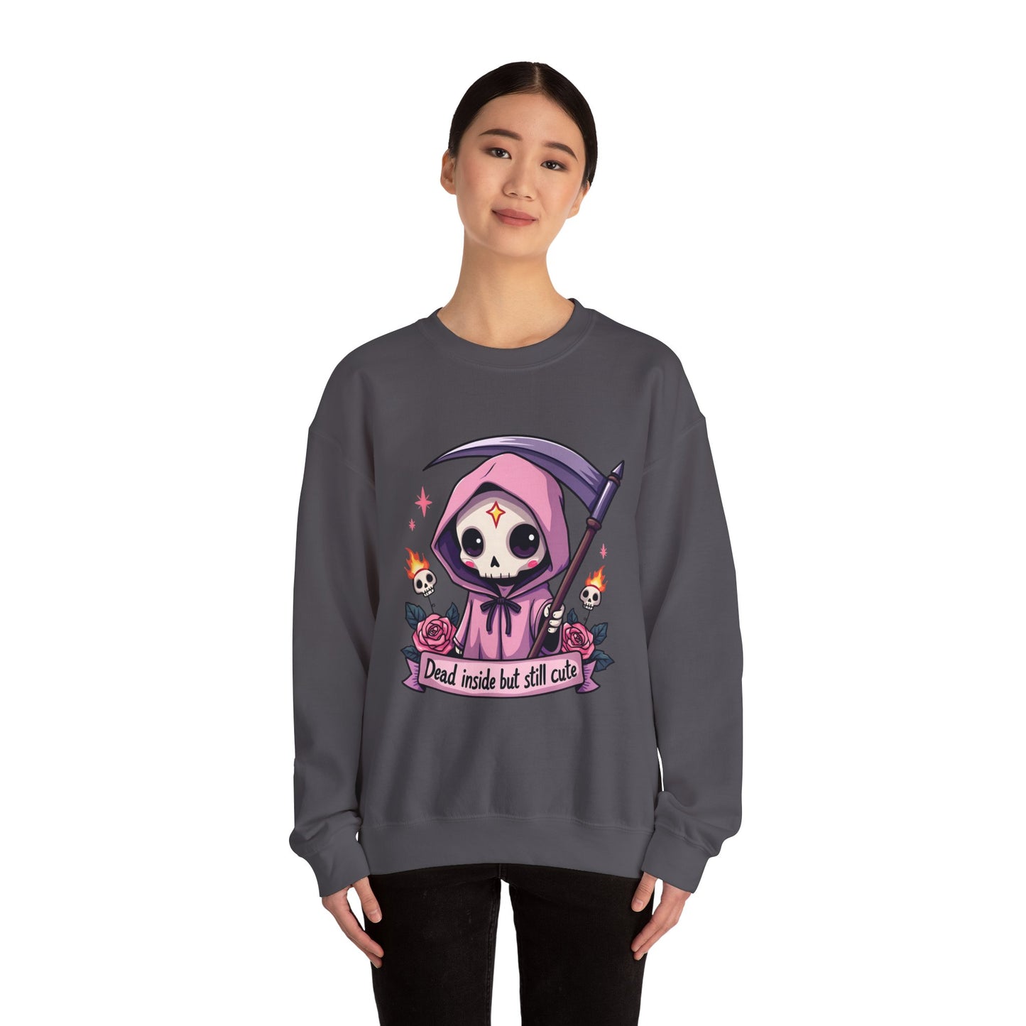 Dead Inside But Still Cute - Unisex Heavy Blend™ Sweatshirt