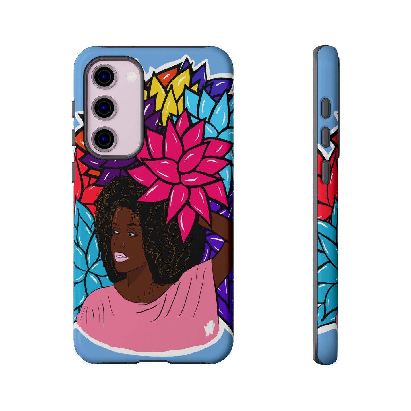 Beauty with Flowers - Tough Phone Cases