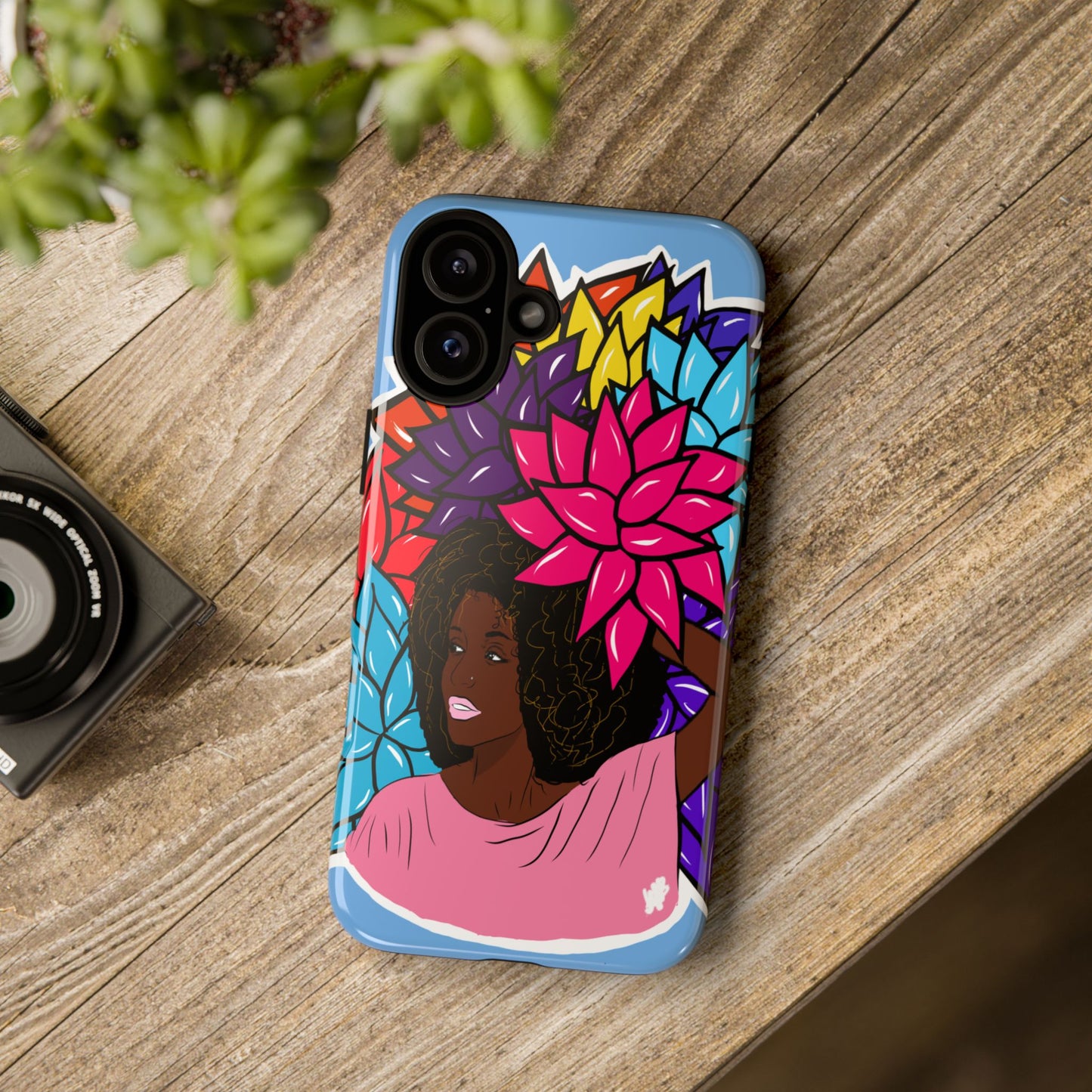 Beauty with Flowers - Tough Phone Cases