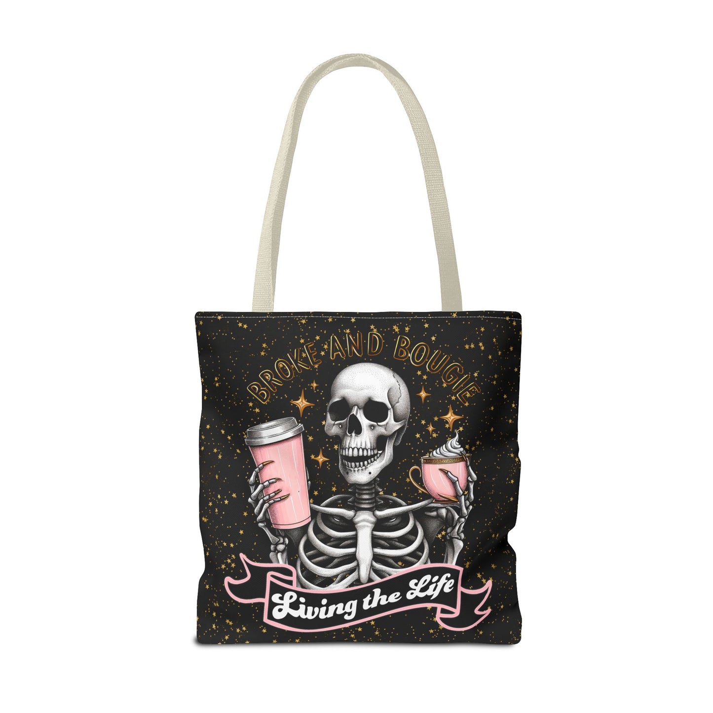 Broke and Bougie - Tote Bag (AOP)