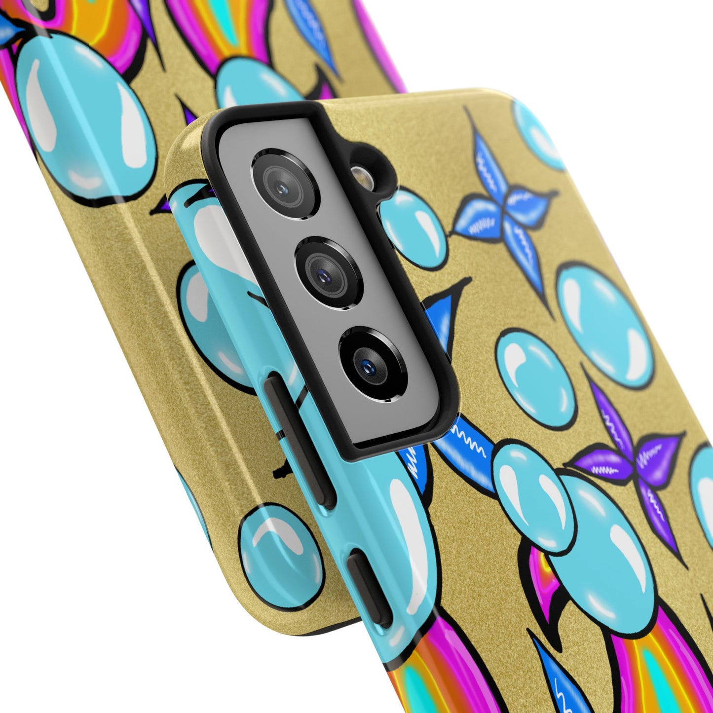 Bubble Rave (abstract art) - Tough iPhone Cases