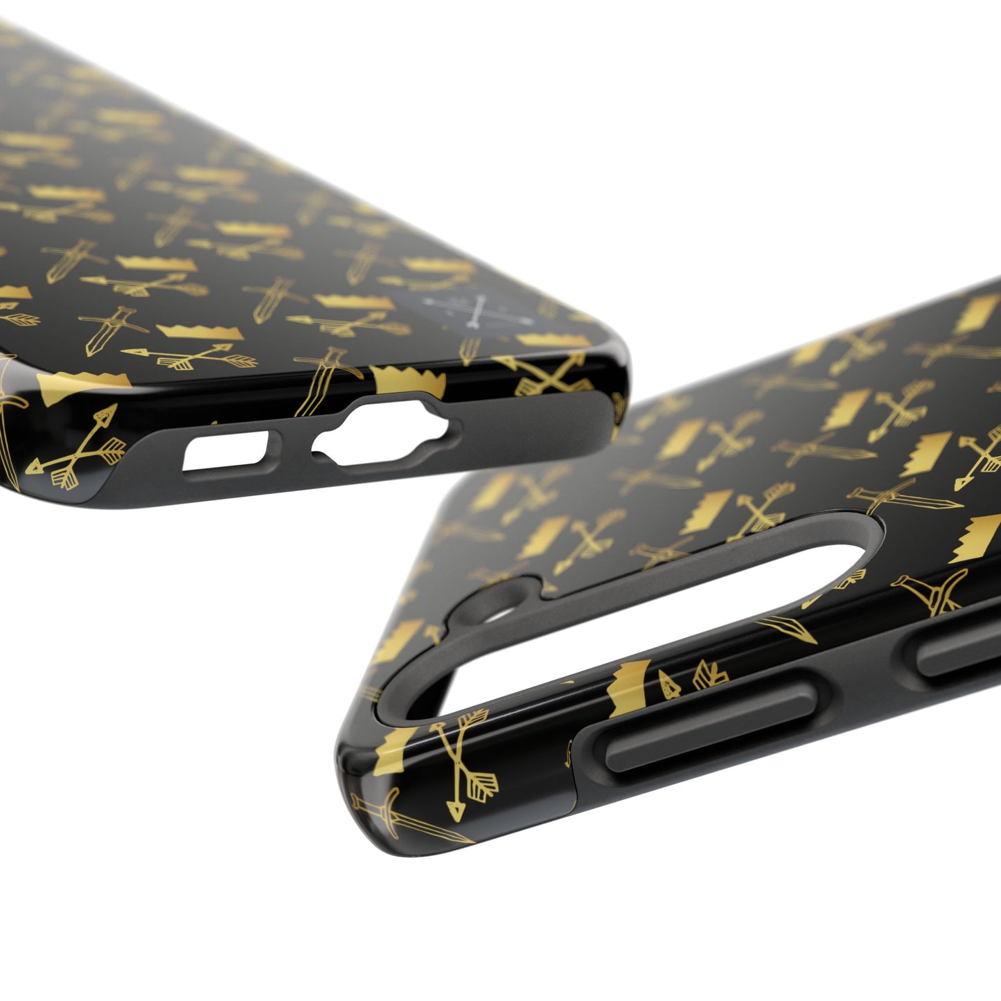 Gold and Bold Warrior (pattern) - Tough Phone Cases