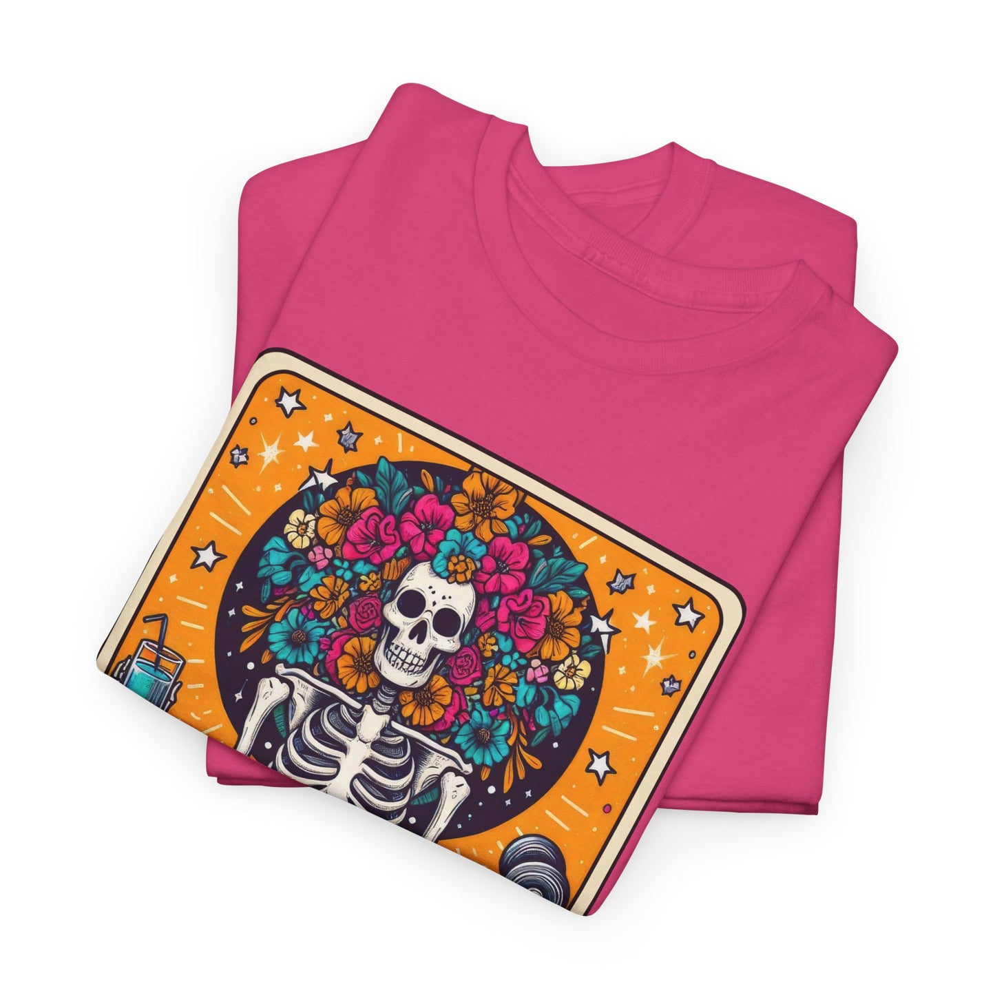 Gymaholic Skeleton Tarot - Unisex Tee Shirt