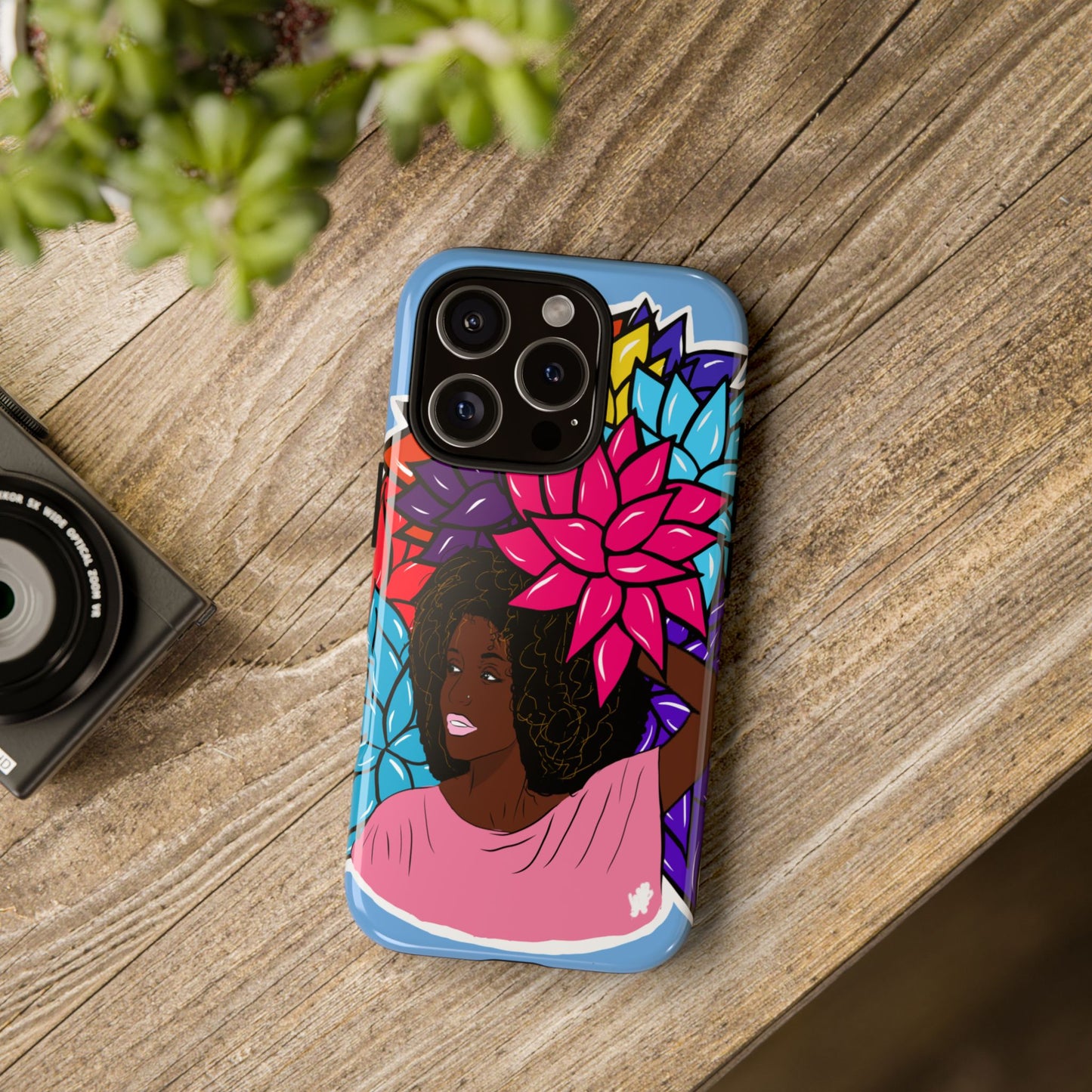 Beauty with Flowers - Tough Phone Cases