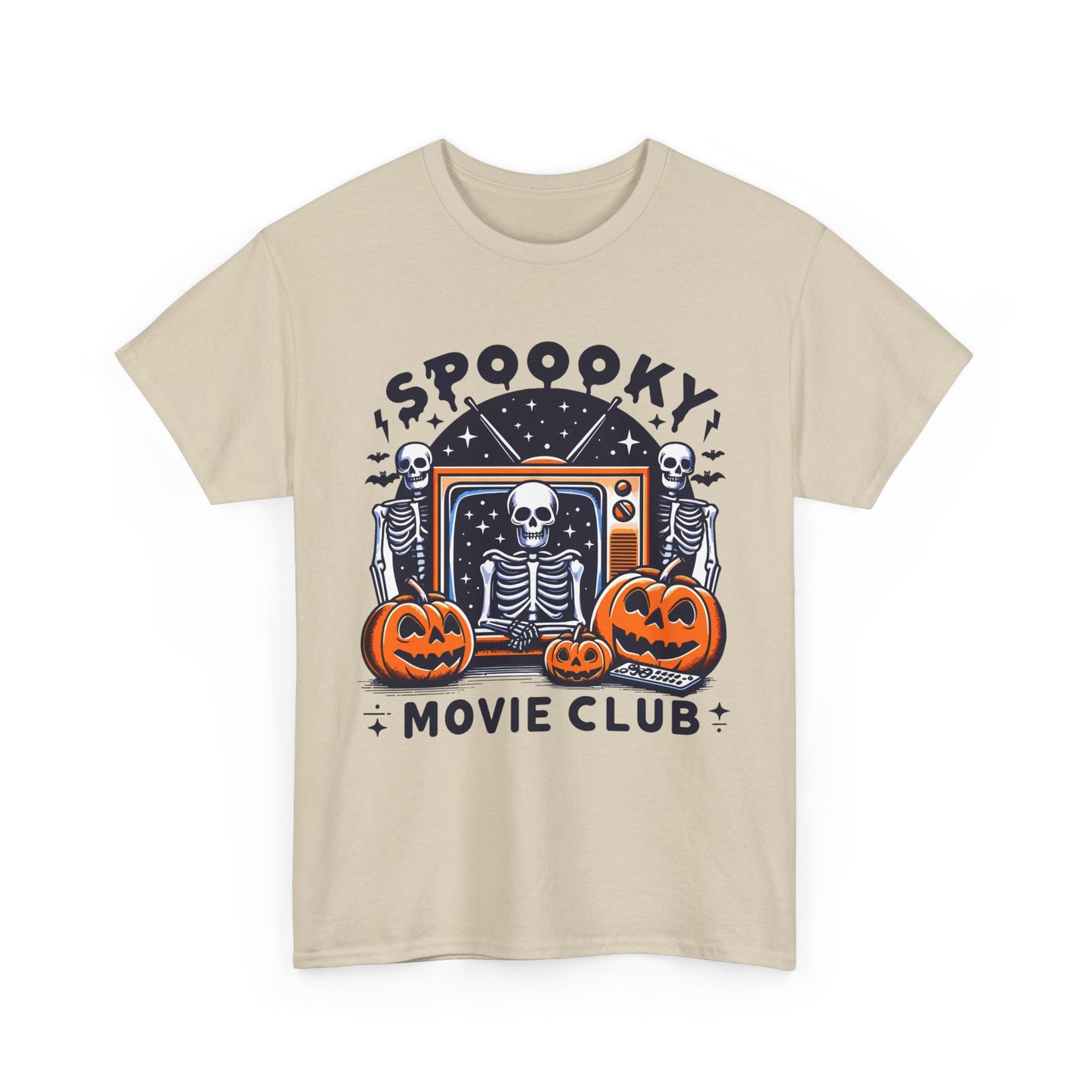 Spooky Movie Club Theme -  Unisex Cotton Tee