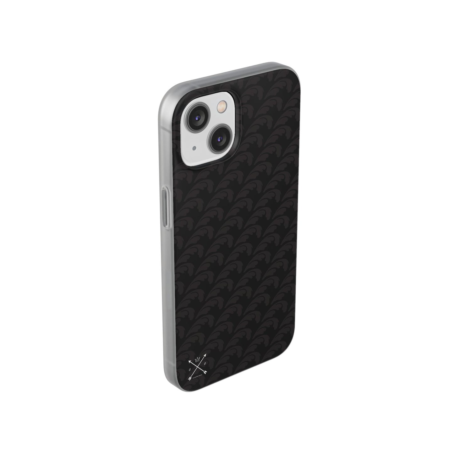 Beautiful Beloved Flourish (black/black) - Flexi Phone Cases