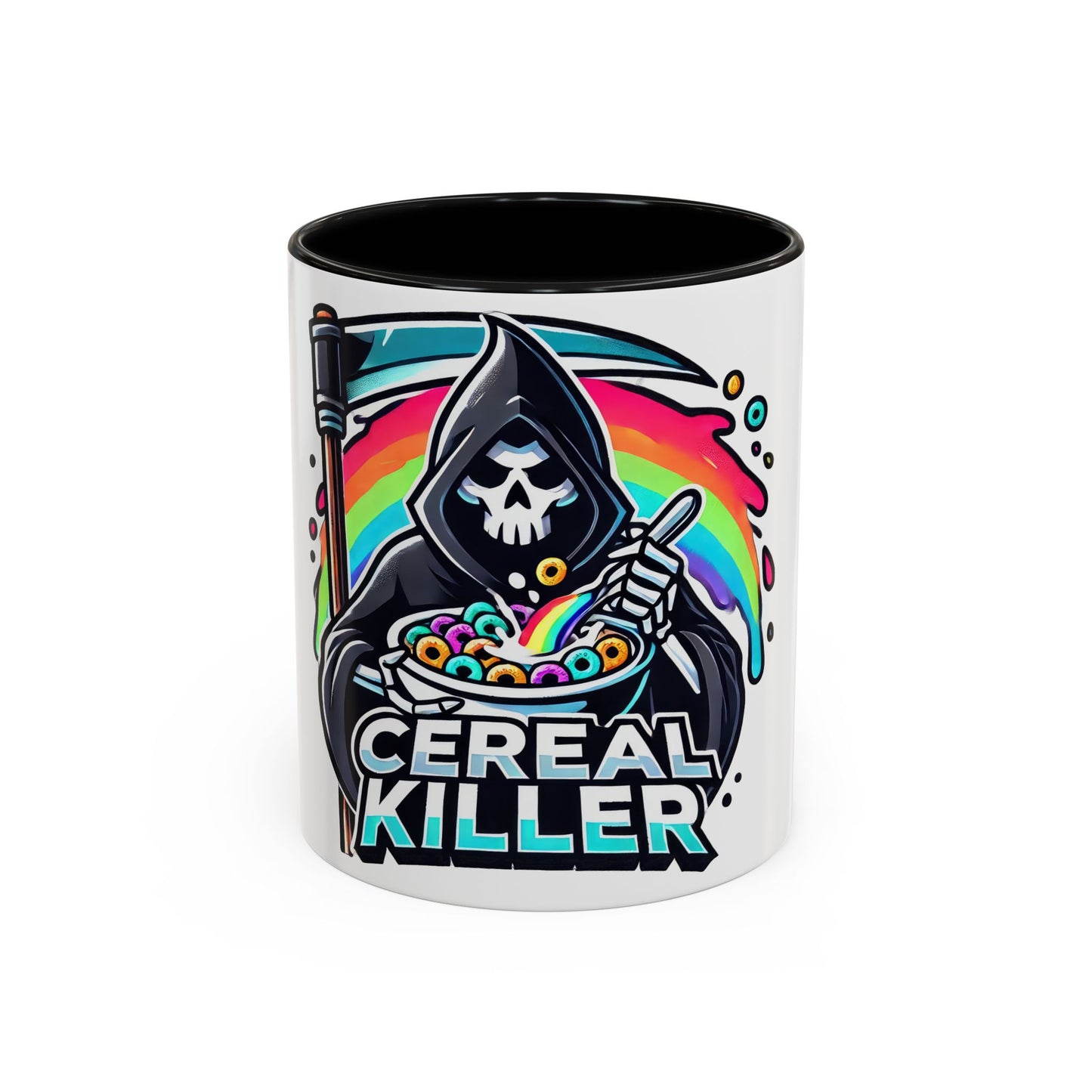 Cereal Killer Grimreaper - Accent Coffee Mug (11, 15oz)