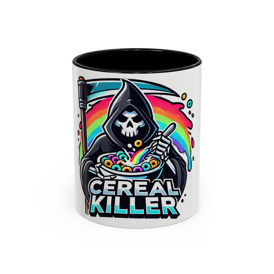 Cereal Killer Grimreaper - Accent Coffee Mug (11, 15oz)