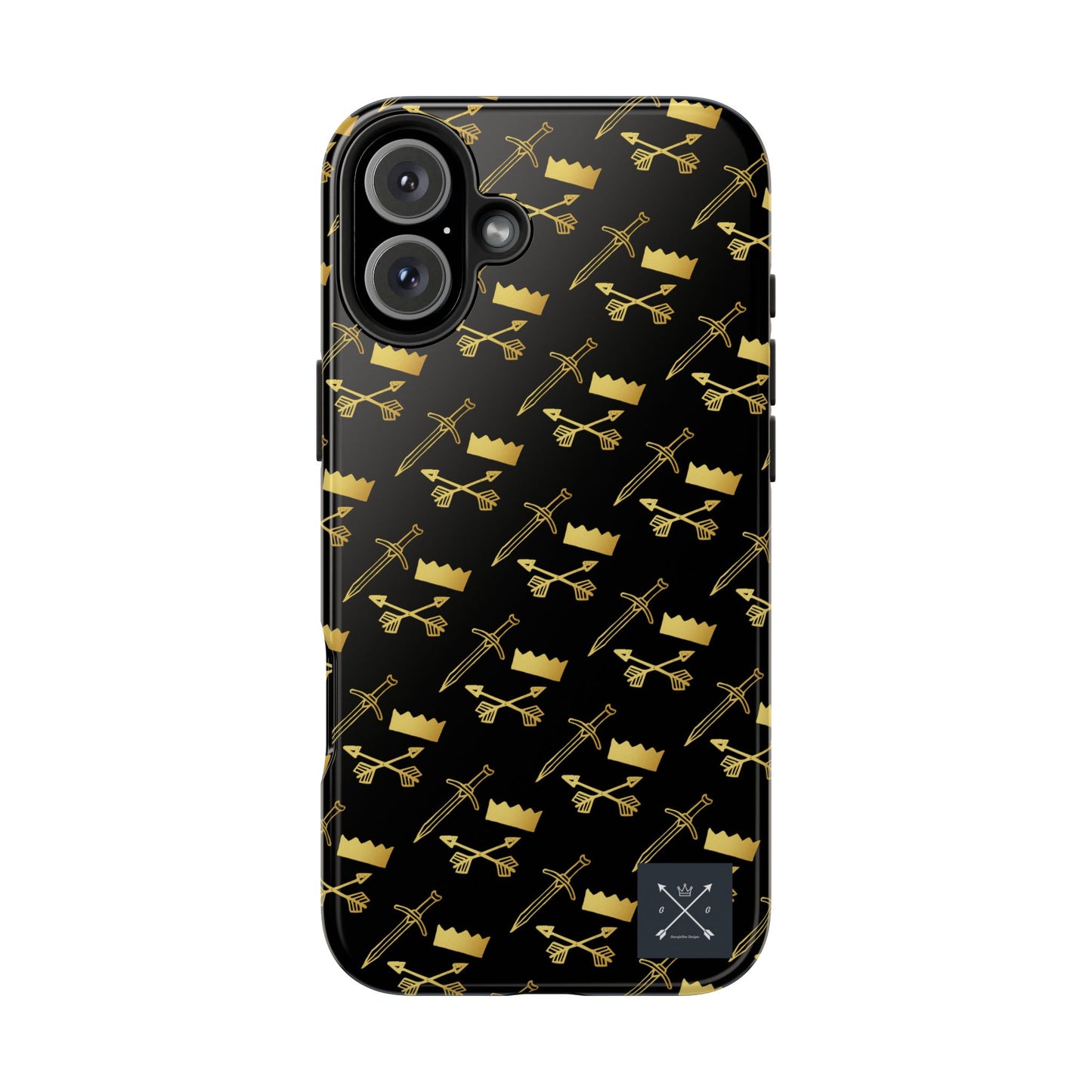 Gold and Bold Warrior (pattern) - Tough Phone Cases