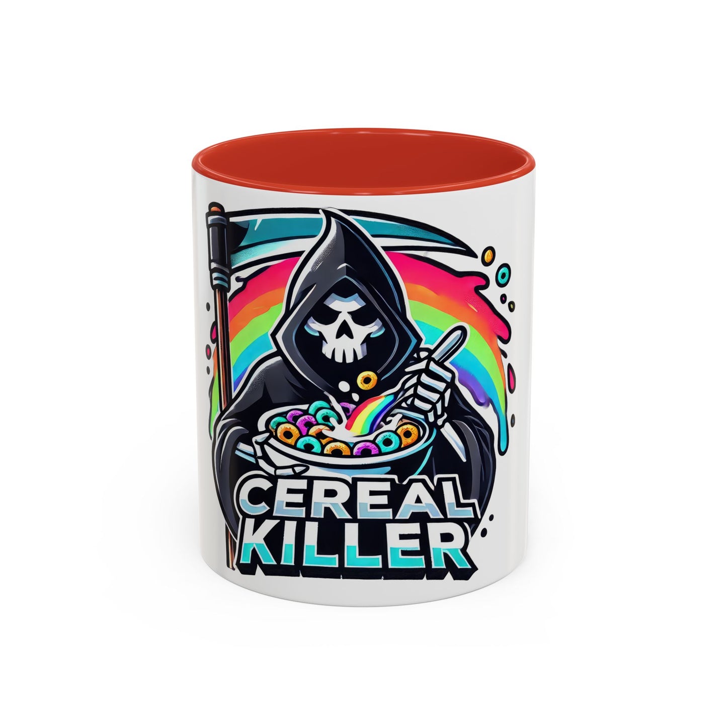 Cereal Killer Grimreaper - Accent Coffee Mug (11, 15oz)