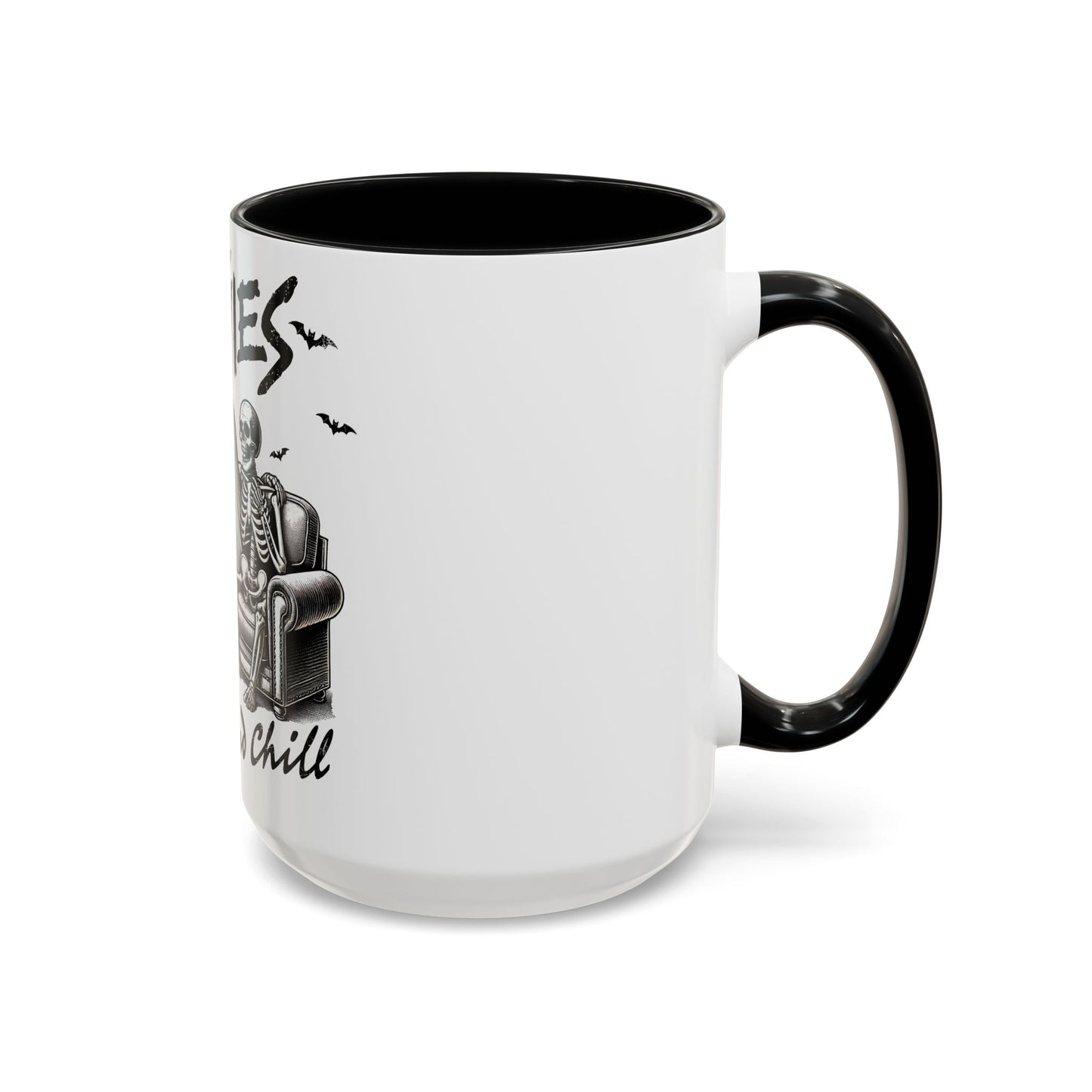 Horror Movies and Chill - Accent Coffee Mug (11, 15oz)