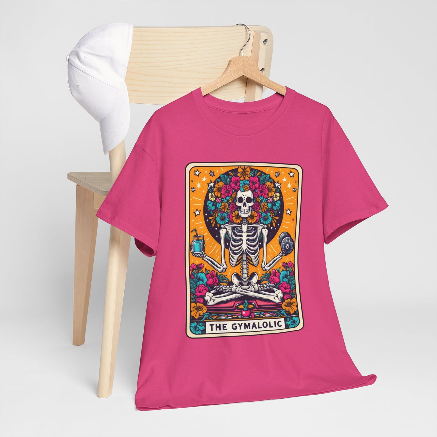 Gymaholic Skeleton Tarot - Unisex Tee Shirt