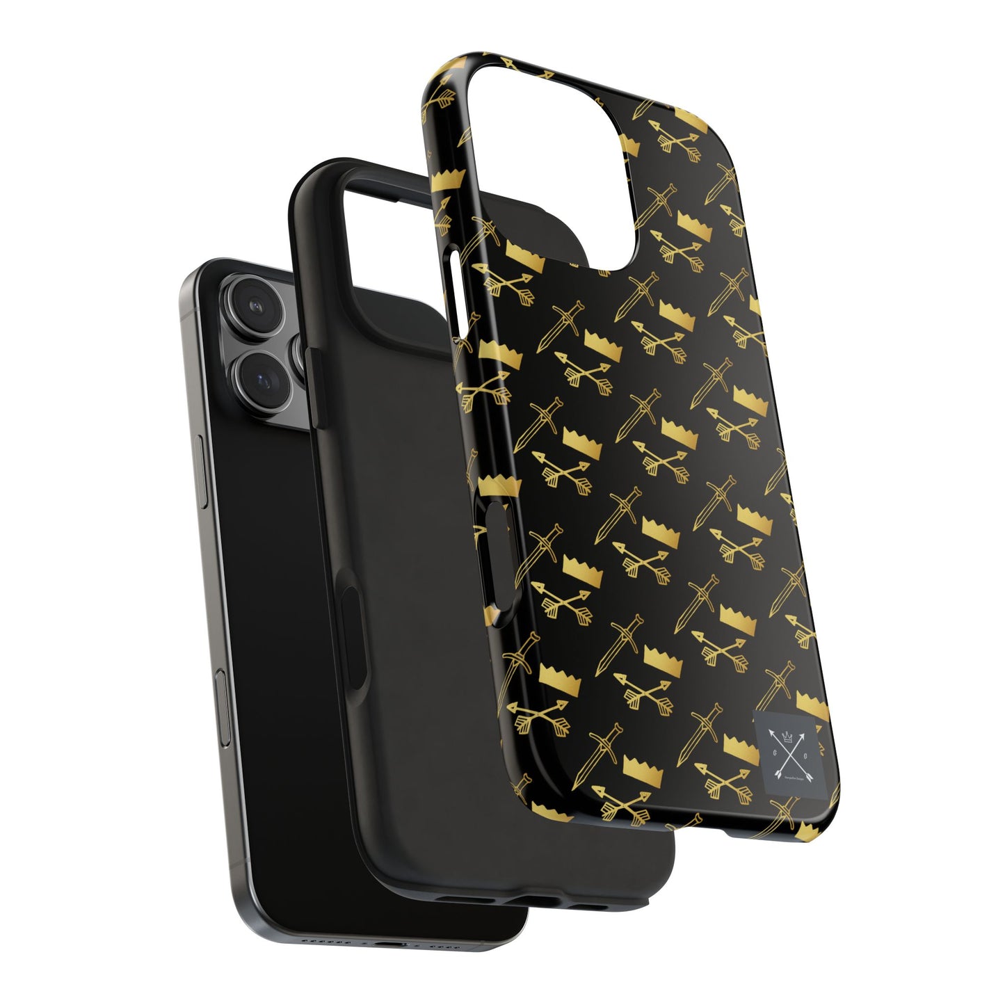 Gold and Bold Warrior (pattern) - Tough Phone Cases