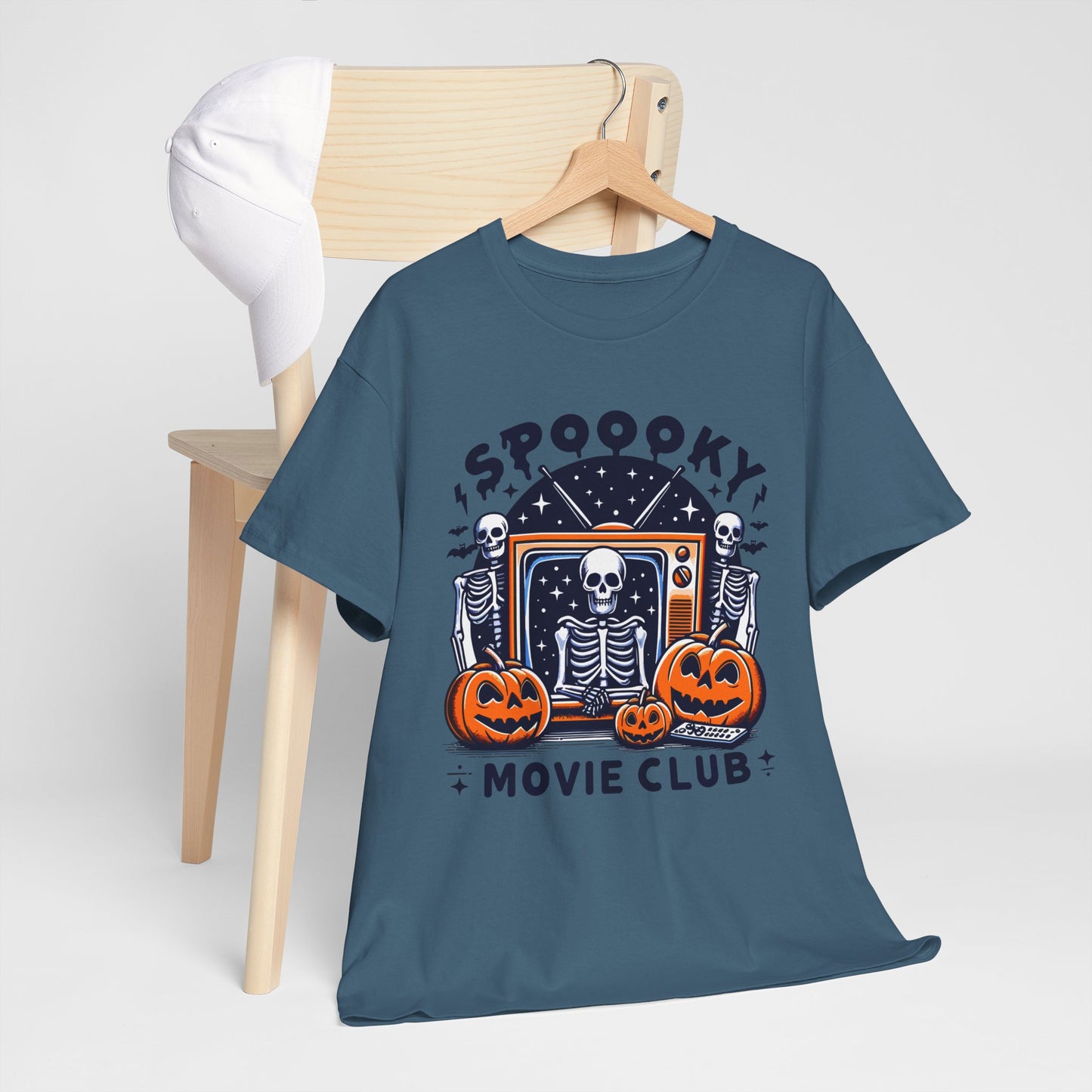 Spooky Movie Club Theme -  Unisex Cotton Tee