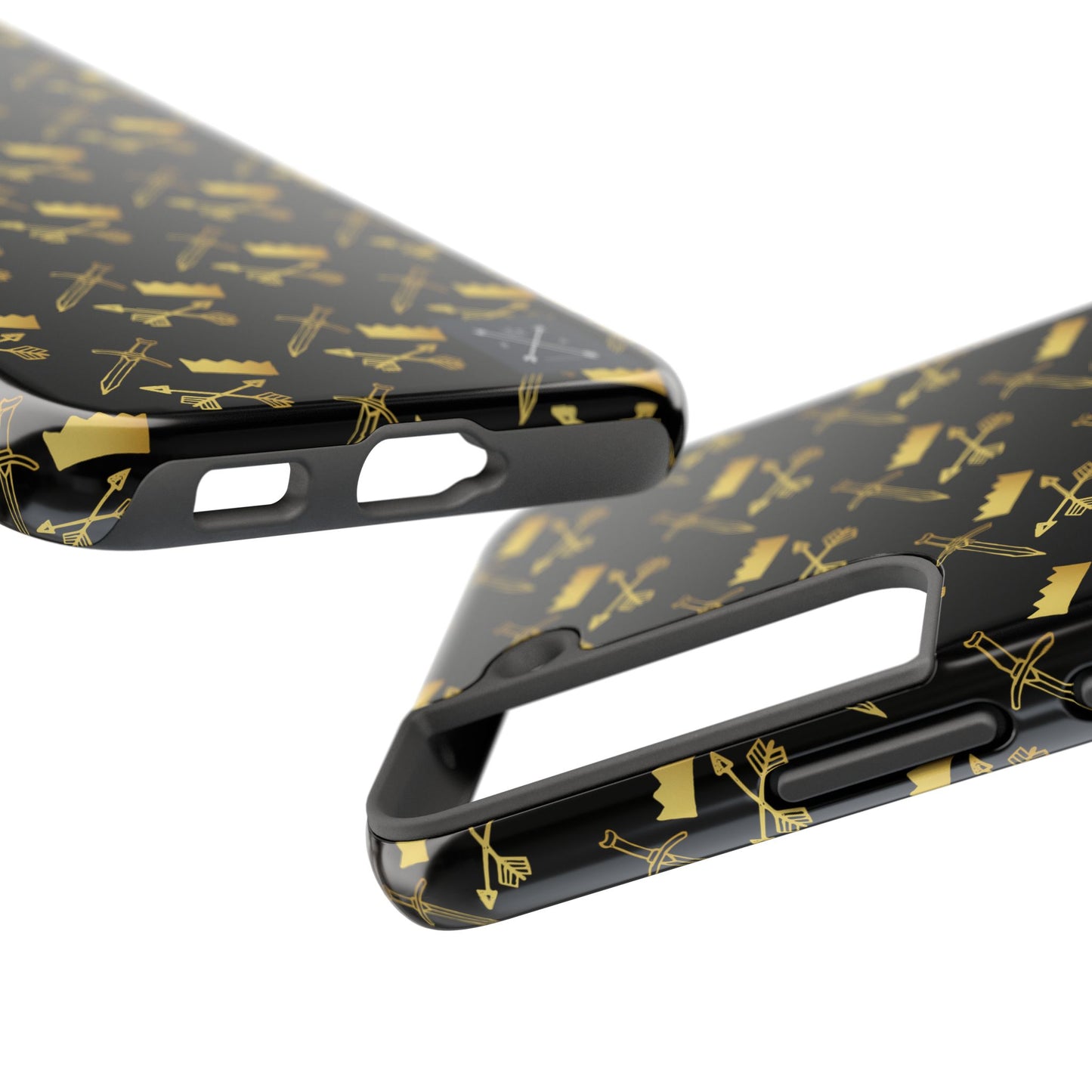 Gold and Bold Warrior (pattern) - Tough Phone Cases