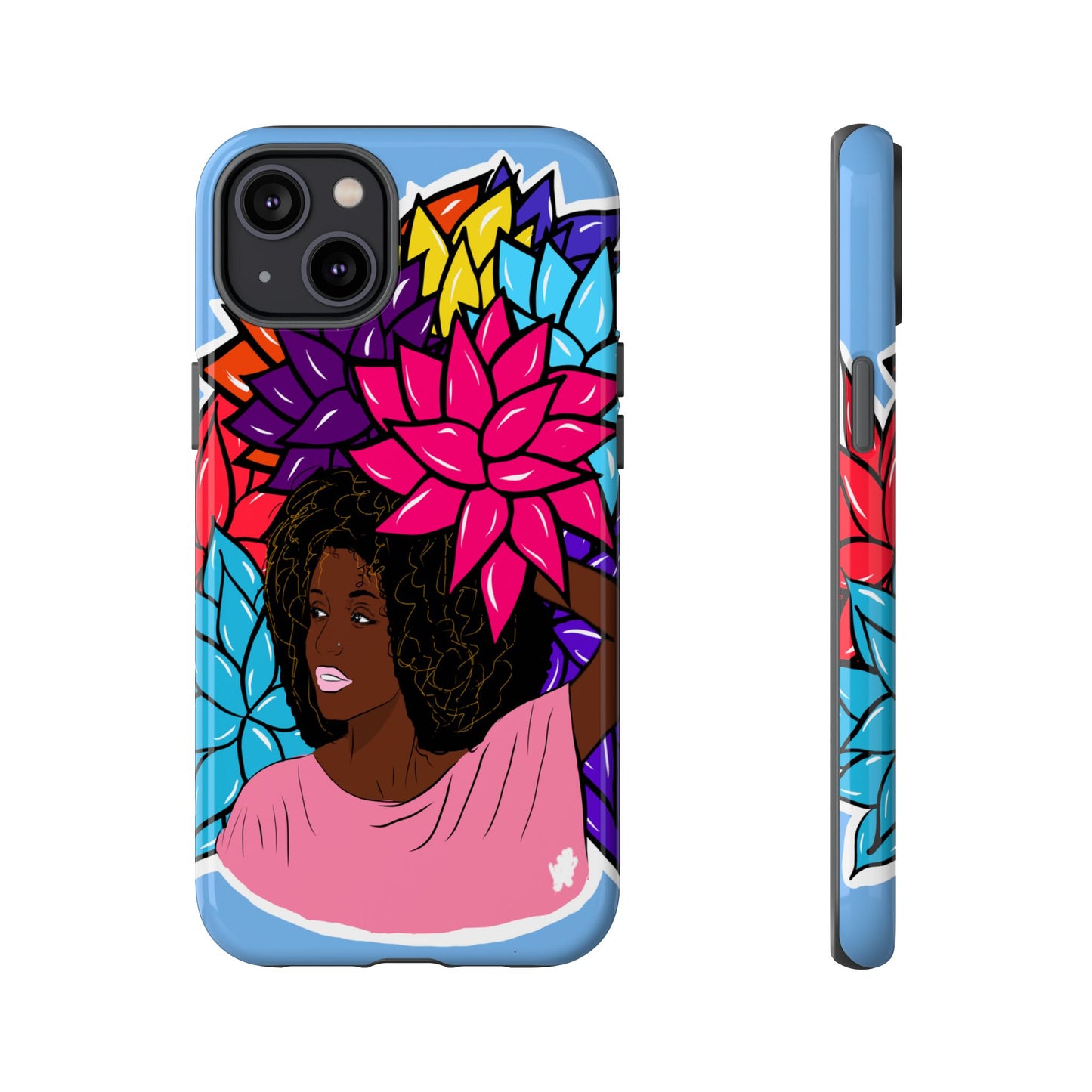 Beauty with Flowers - Tough Phone Cases