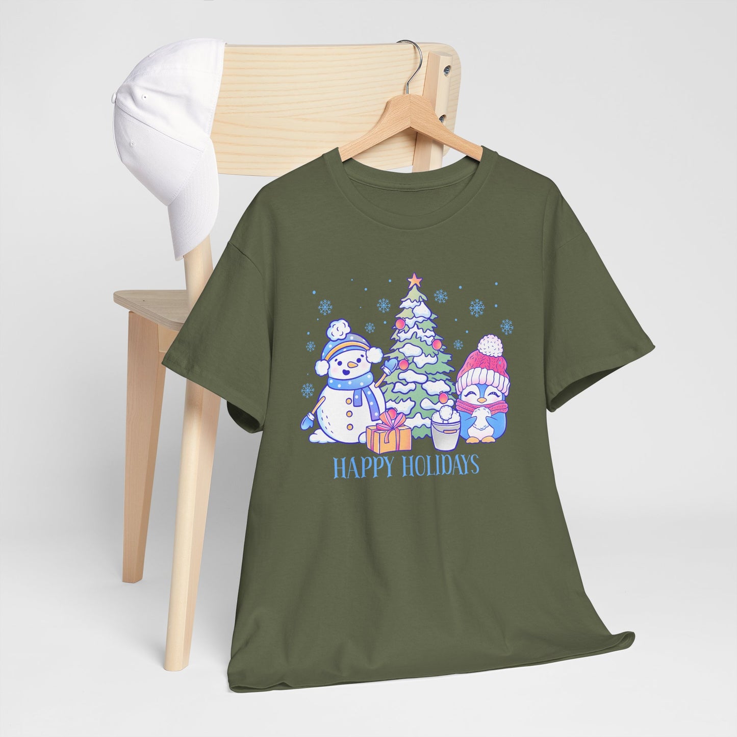 Christmas Holiday Unisex Tee - Happy Holidays