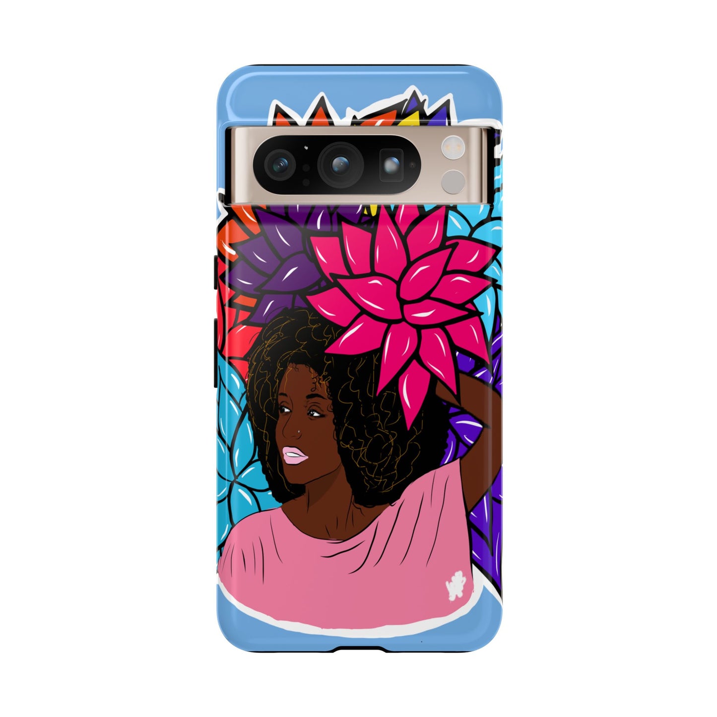 Beauty with Flowers - Tough Phone Cases