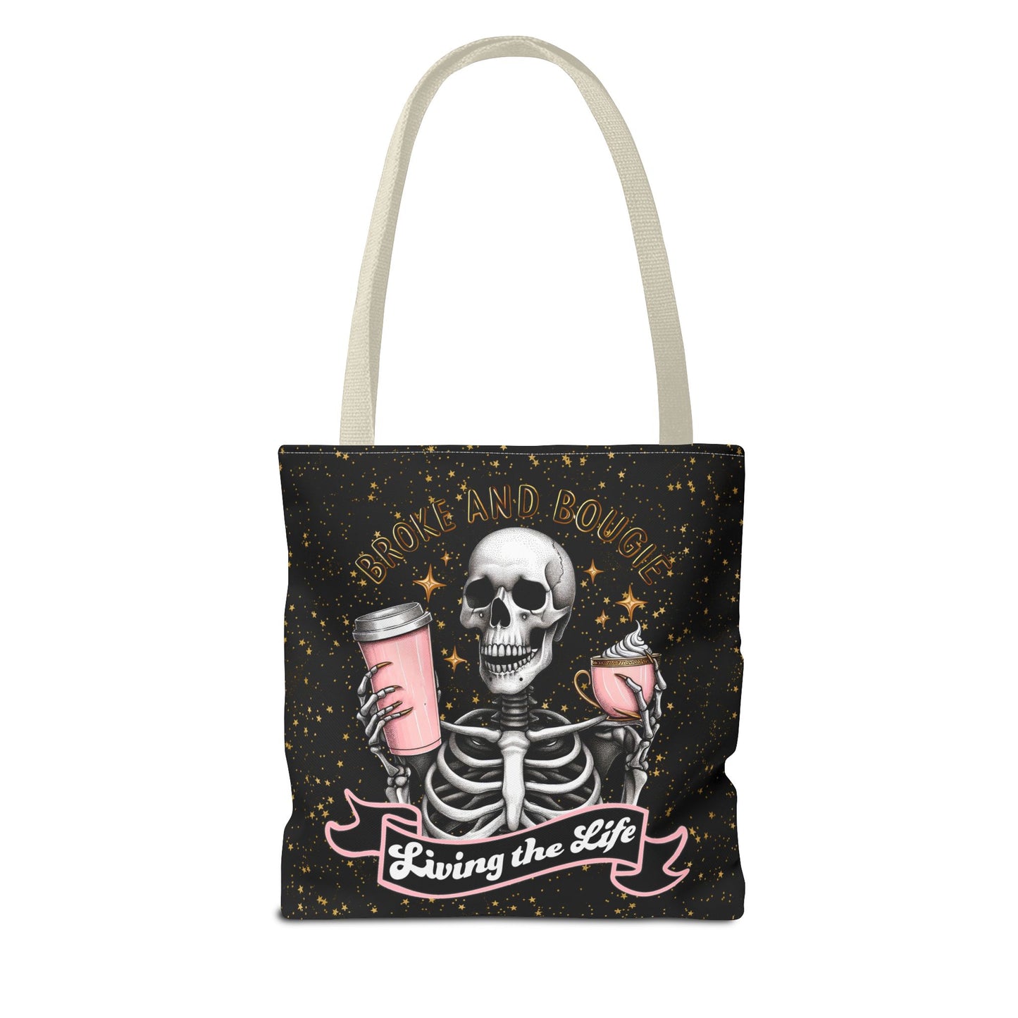 Broke and Bougie - Tote Bag (AOP)