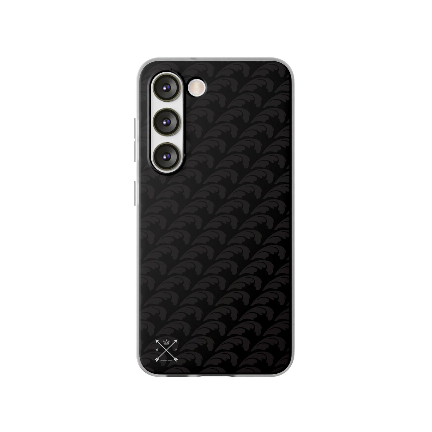 Beautiful Beloved Flourish (black/black) - Flexi Phone Cases