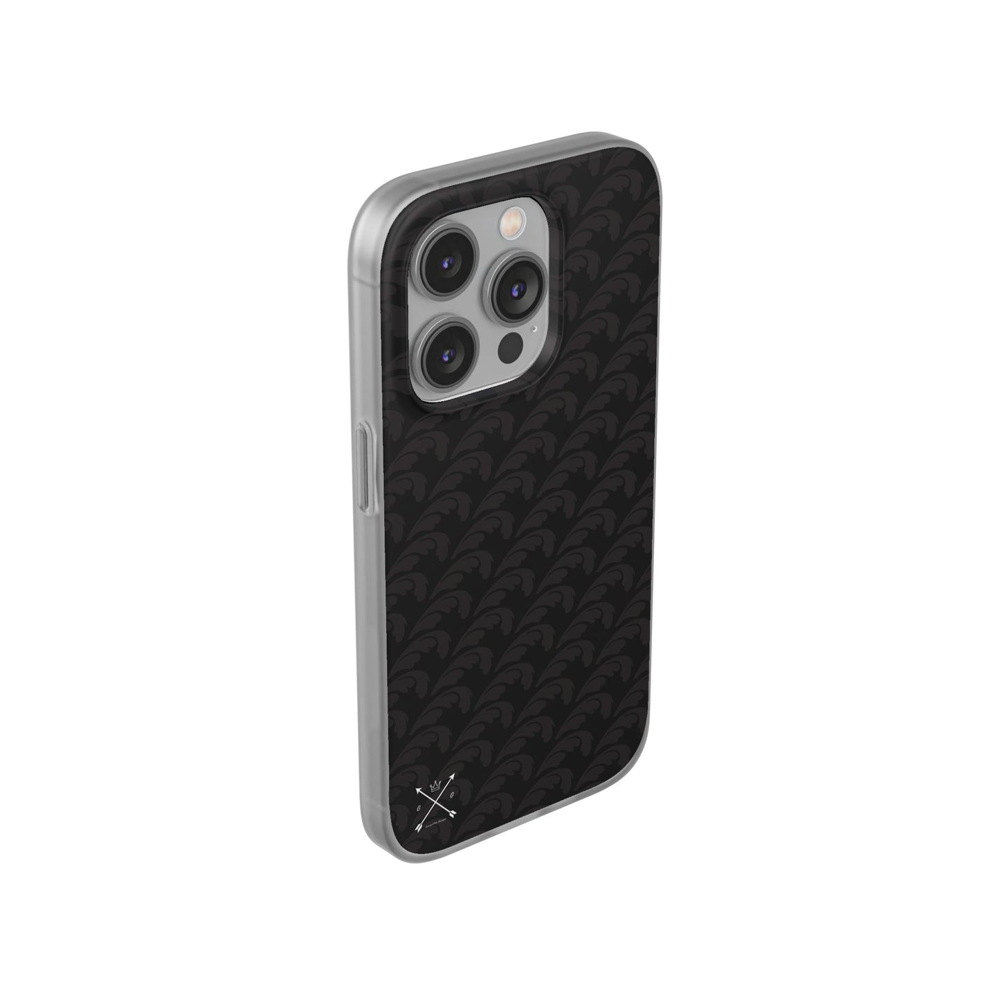 Beautiful Beloved Flourish (black/black) - Flexi Phone Cases