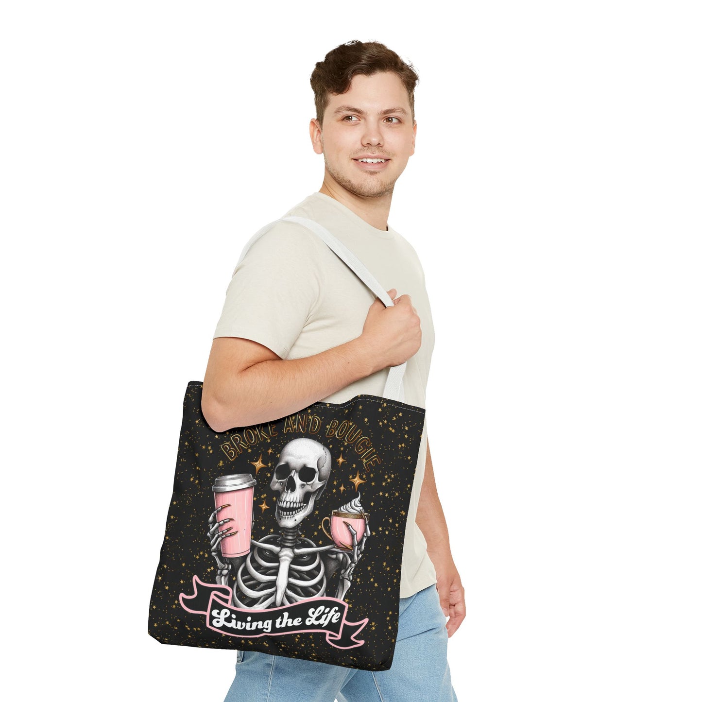 Broke and Bougie - Tote Bag (AOP)