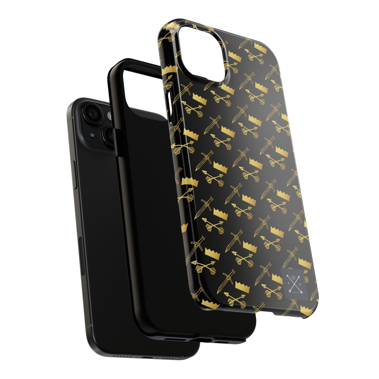 Gold and Bold Warrior (pattern) - Tough Phone Cases