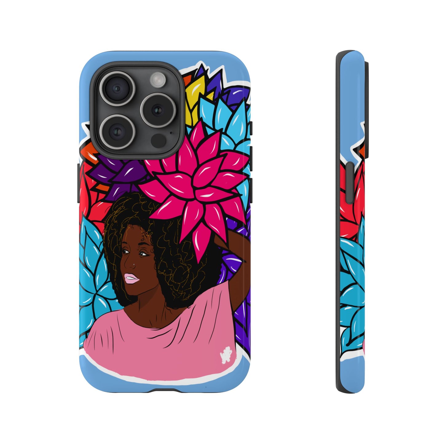 Beauty with Flowers - Tough Phone Cases