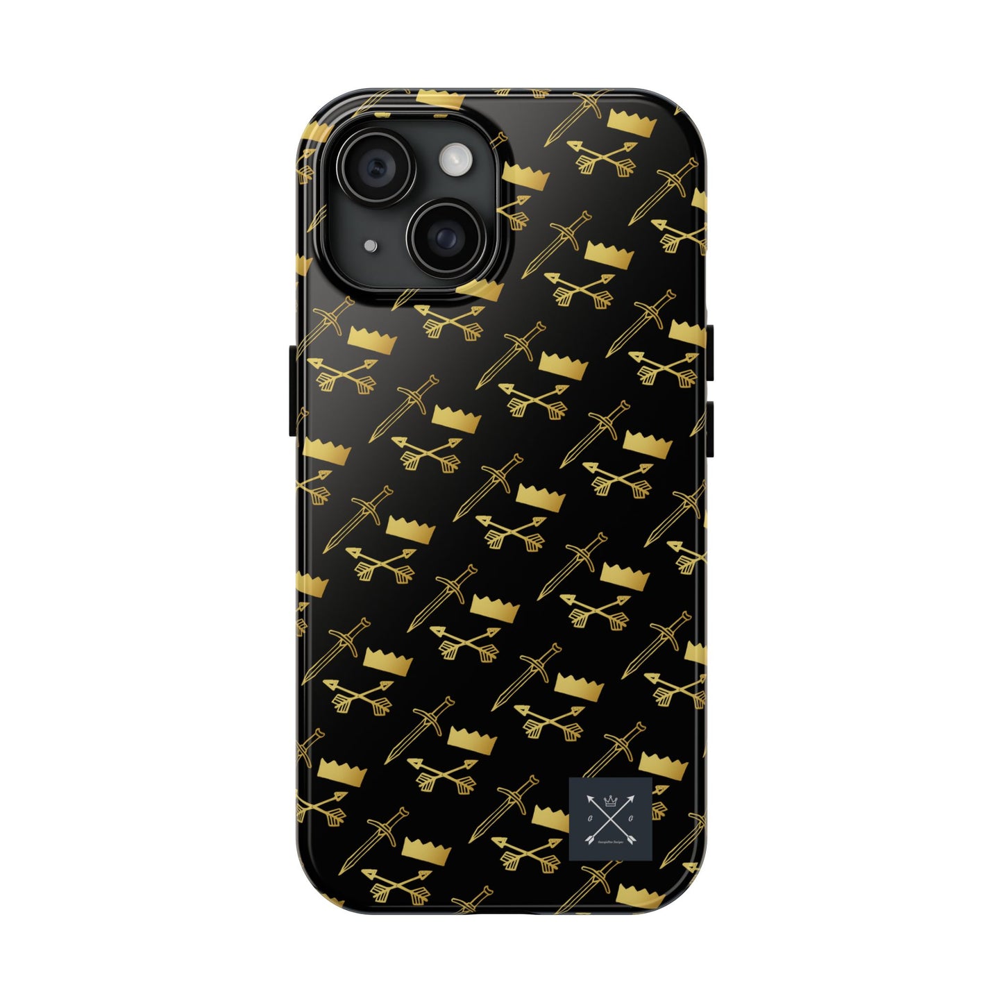 Gold and Bold Warrior (pattern) - Tough Phone Cases