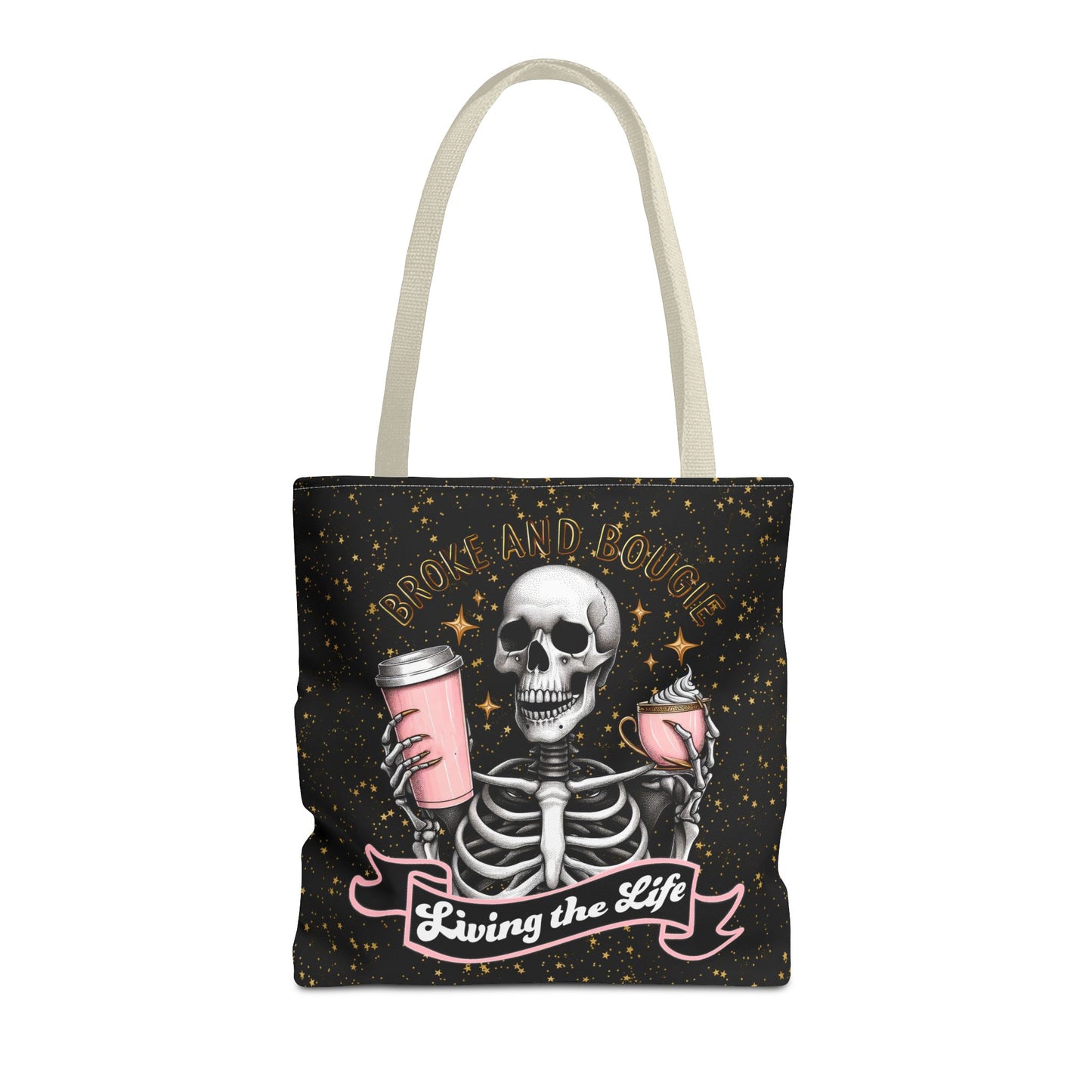 Broke and Bougie - Tote Bag (AOP)