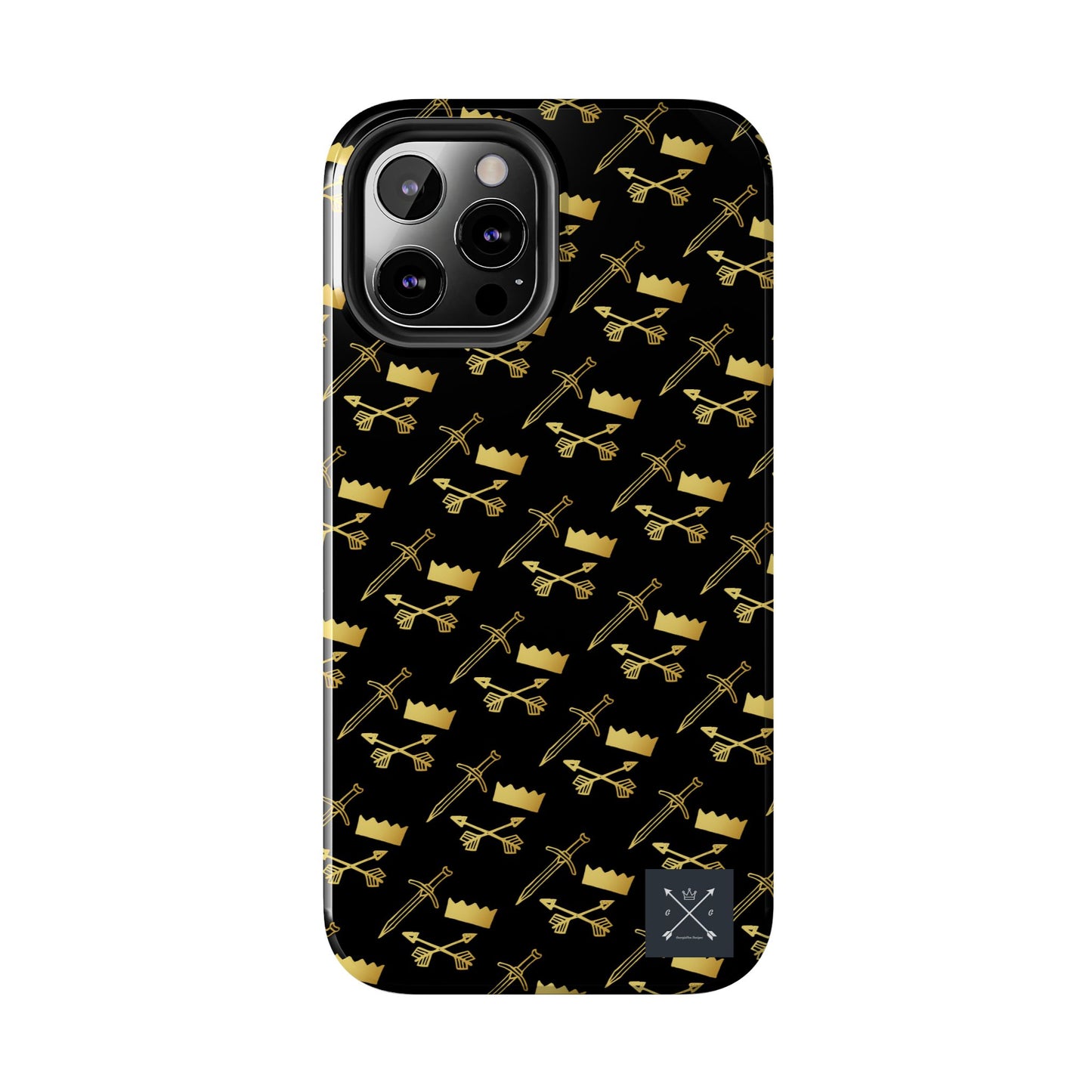 Gold and Bold Warrior (pattern) - Tough Phone Cases