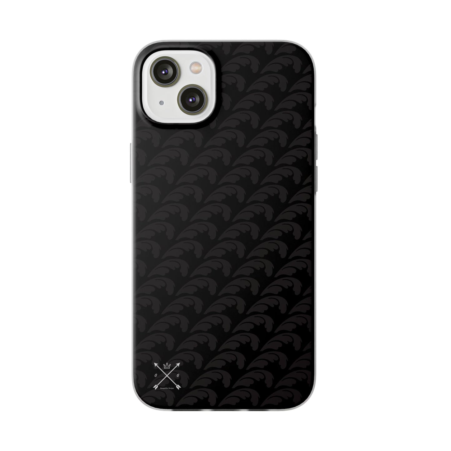 Beautiful Beloved Flourish (black/black) - Flexi Phone Cases