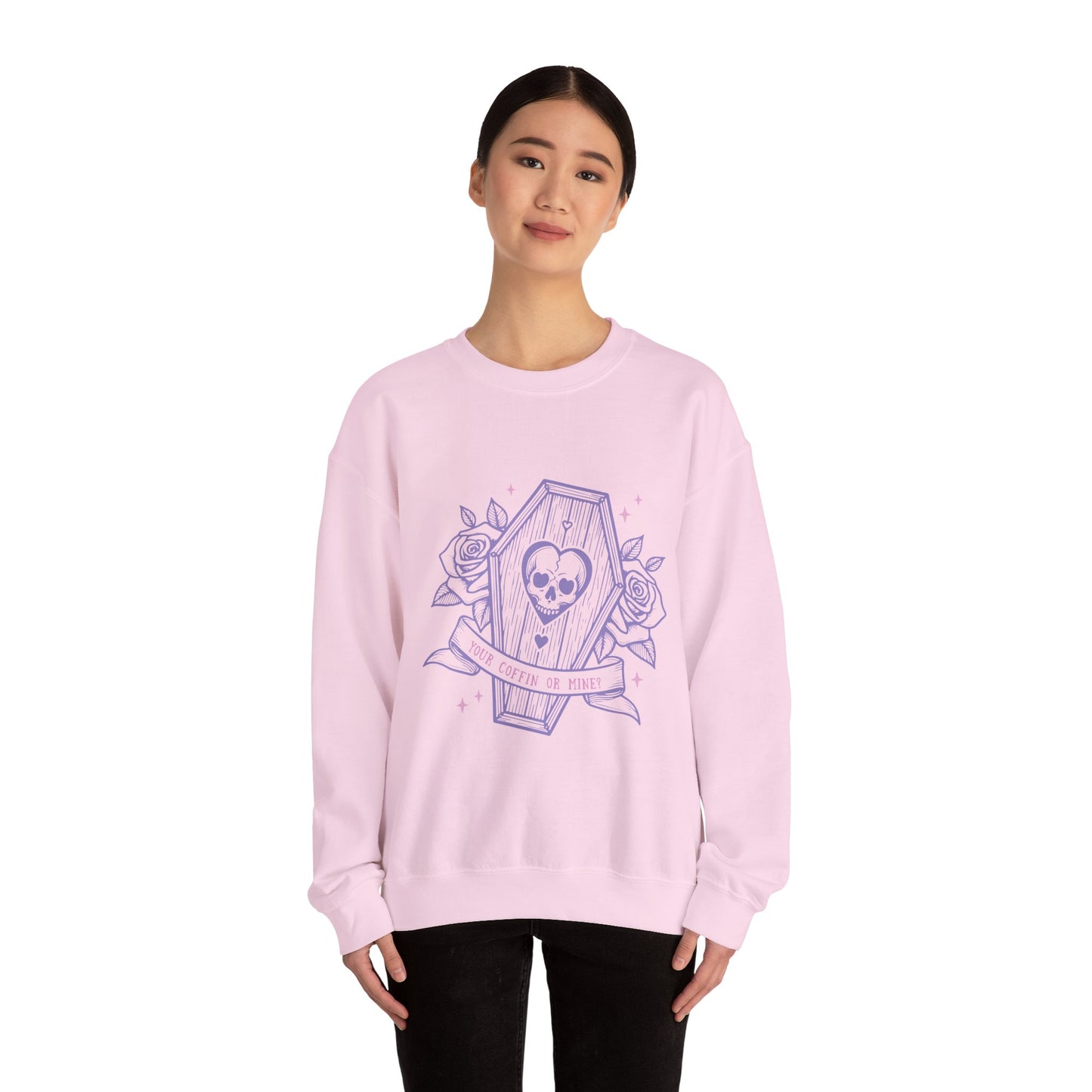 Your Coffin or Mine? - Unisex Heavy Blend™ Crewneck Sweatshirt