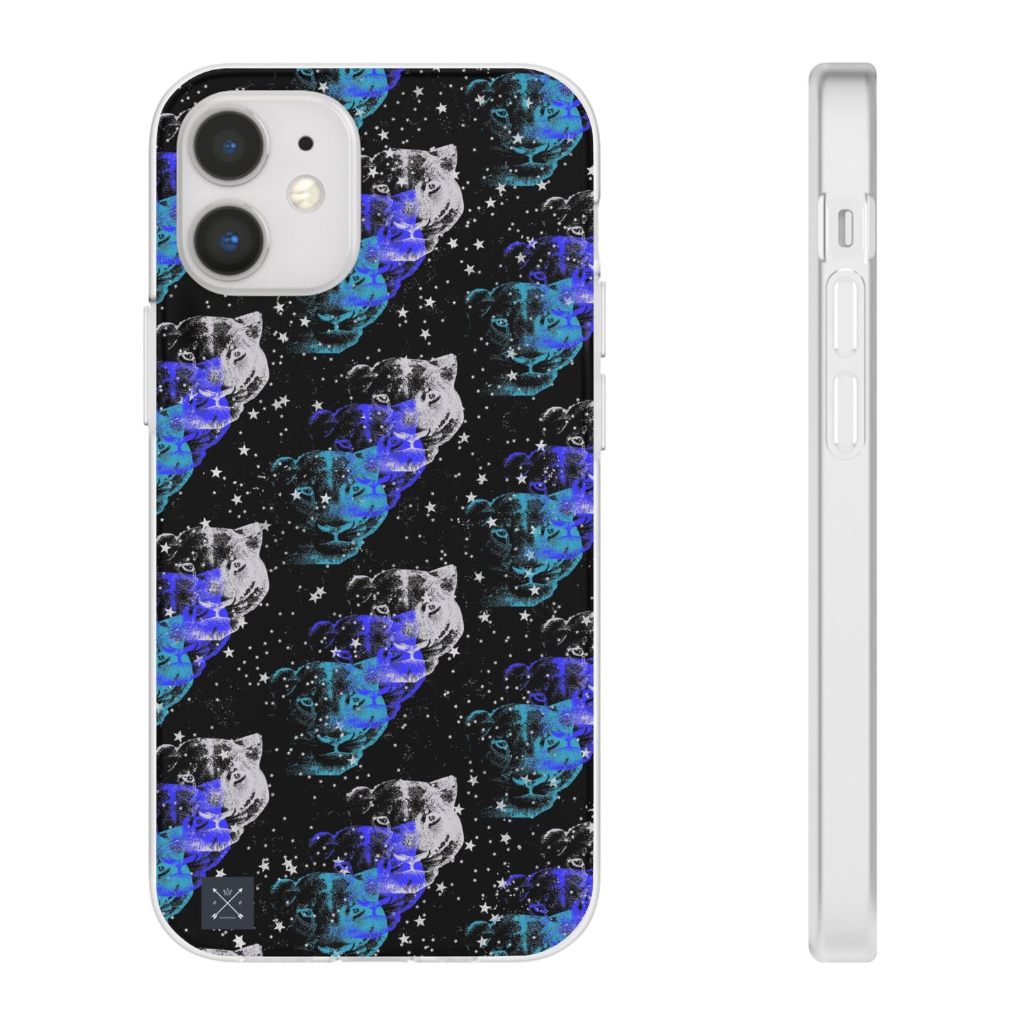 Lioness Arising (pattern) - Flexi Phone Cases