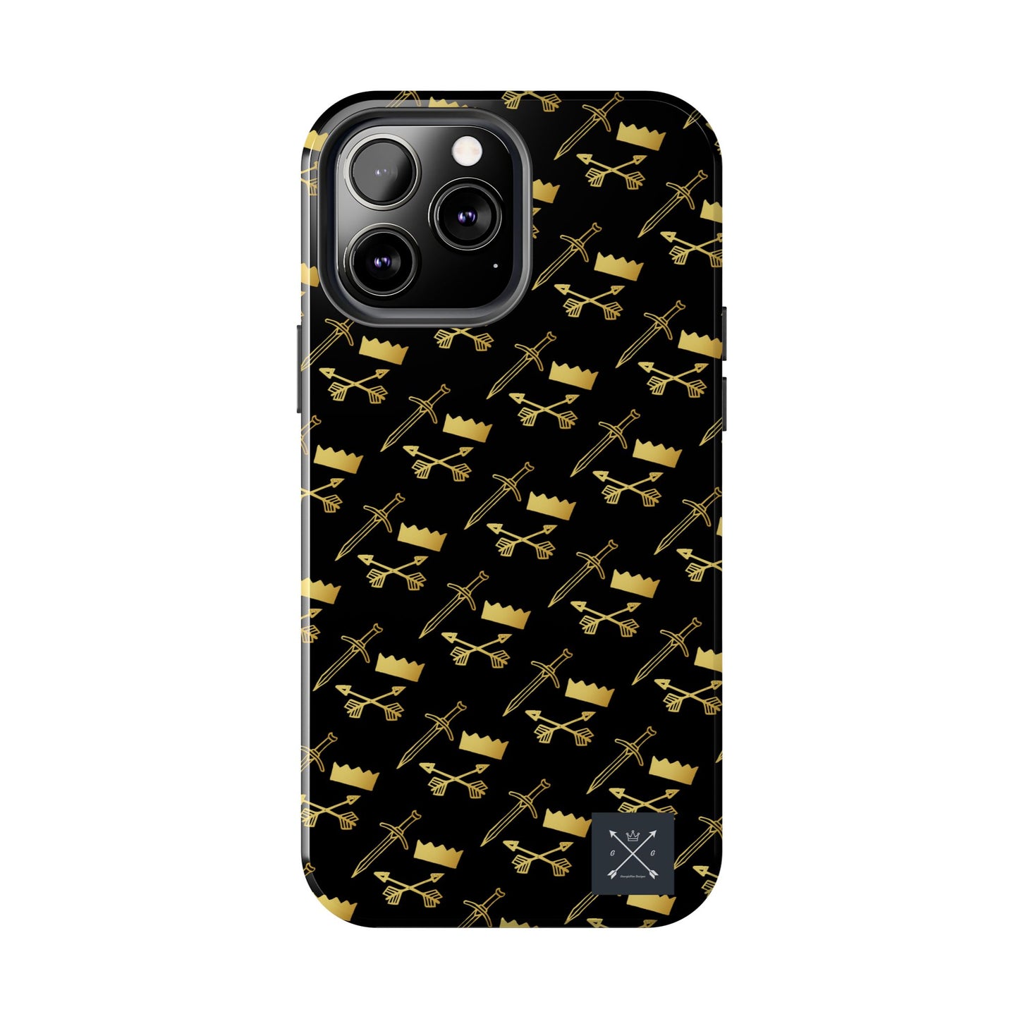 Gold and Bold Warrior (pattern) - Tough Phone Cases