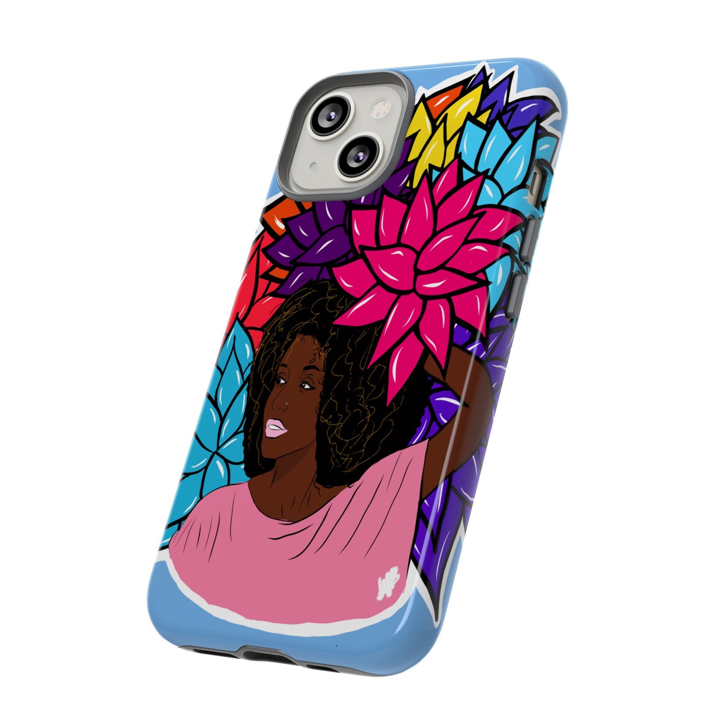 Beauty with Flowers - Tough Phone Cases