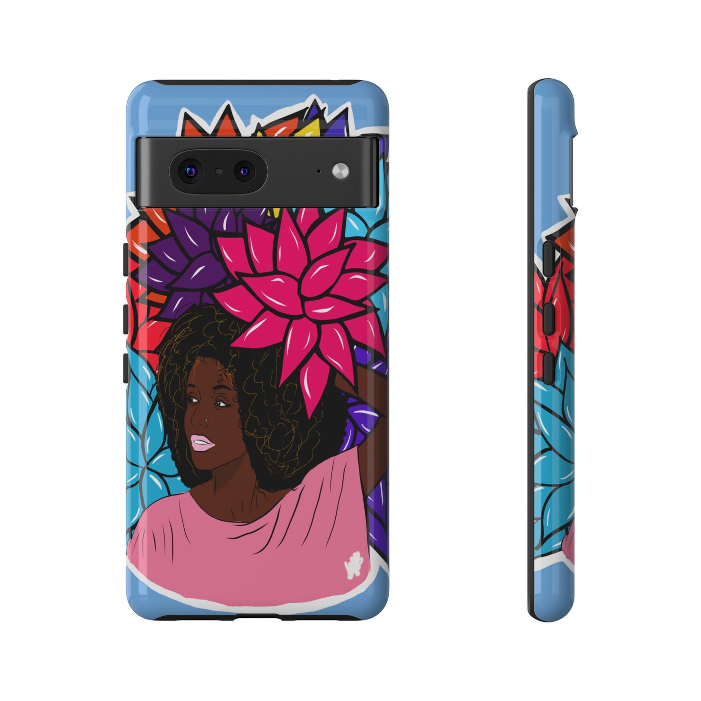 Beauty with Flowers - Tough Phone Cases