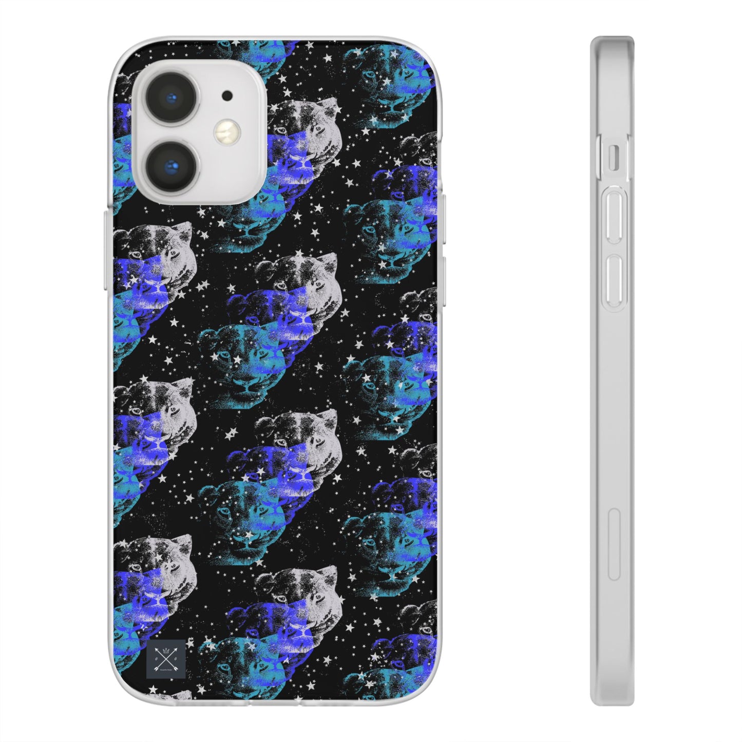 Lioness Arising (pattern) - Flexi Phone Cases